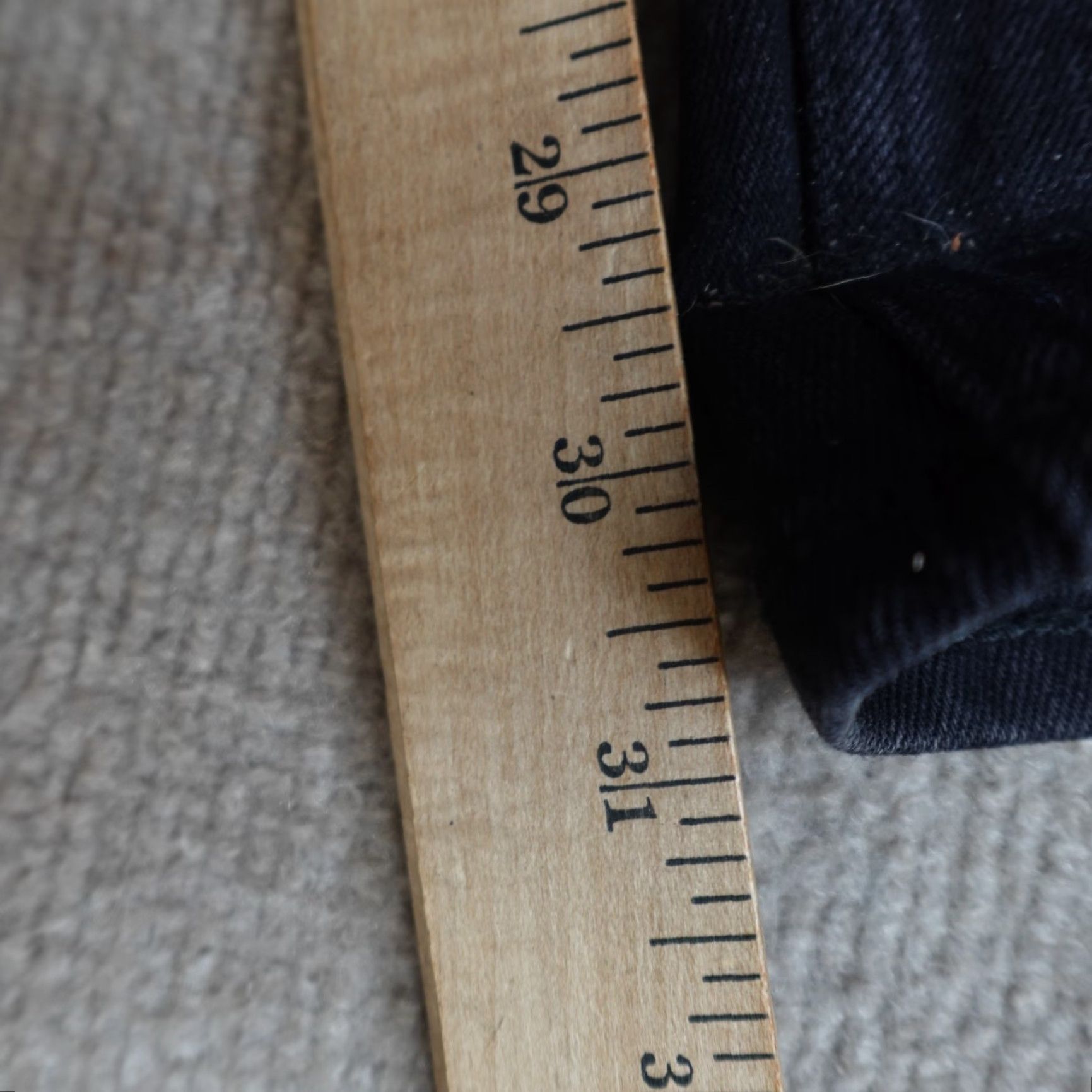 Vintage NEUW Jeans 29 x 31 Black Iggy Skinny Selvedge Denim Red Line Mens Regular 5-Pocket Button Fly Clothing Size US 29 - 3 Thumbnail