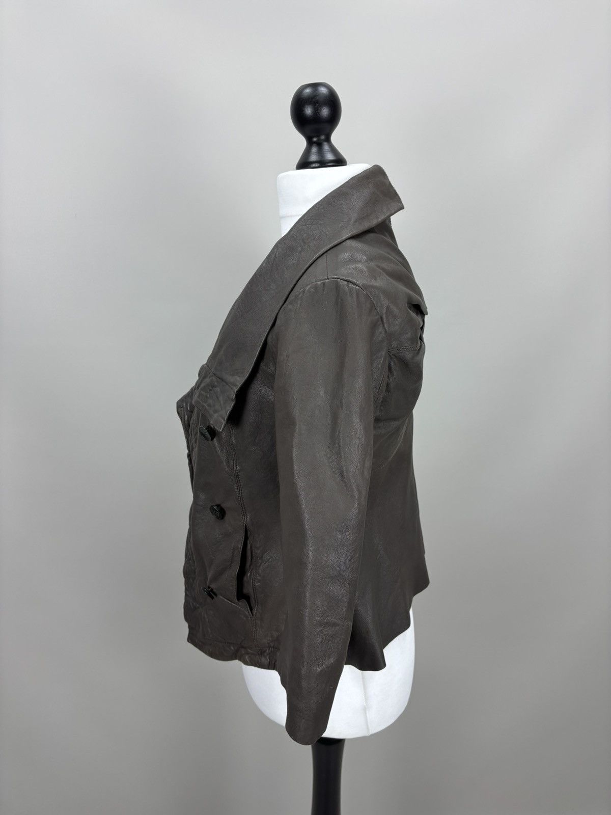 Allsaints Womens leather jacket AllSaints Size 8 Color Brown Size M / US 6-8 / IT 42-44 - 9 Thumbnail