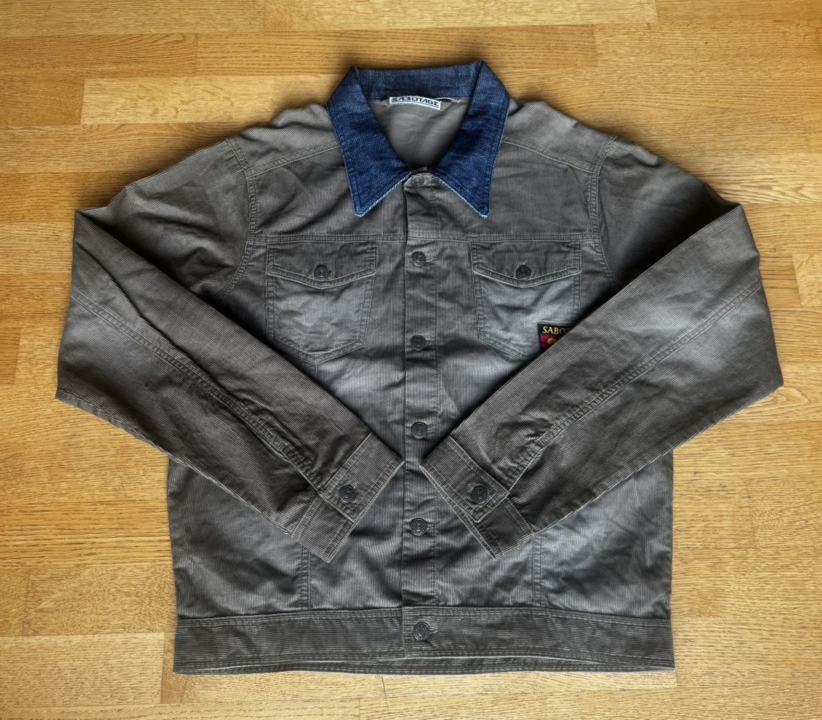 Walter Van Beirendonck Sabotage Cord Trucker Jacket — 1990s / NOS with Tag Size US L / EU 52-54 / 3 - 6 Thumbnail