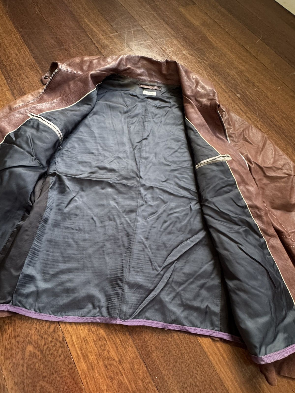 Paul Smith PAUL SMITH SHEEPSKIN LEATHER JACKET Size US M / EU 48-50 / 2 - 9 Thumbnail