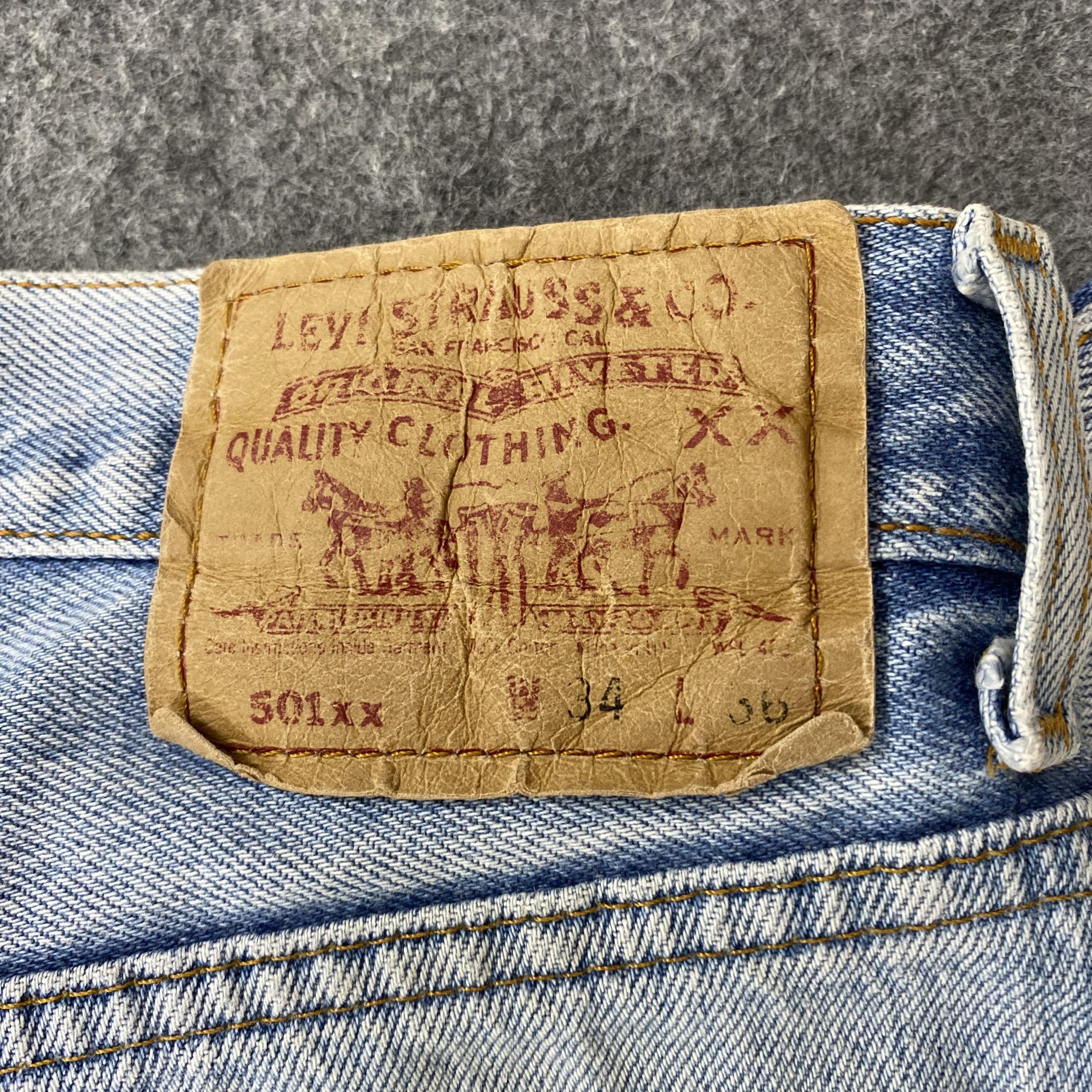Levi's Vintage Clothing Levis Distressed Blue Vintage Jeans 31x31 Denim-JN4015 Size US 31 - 12 Thumbnail