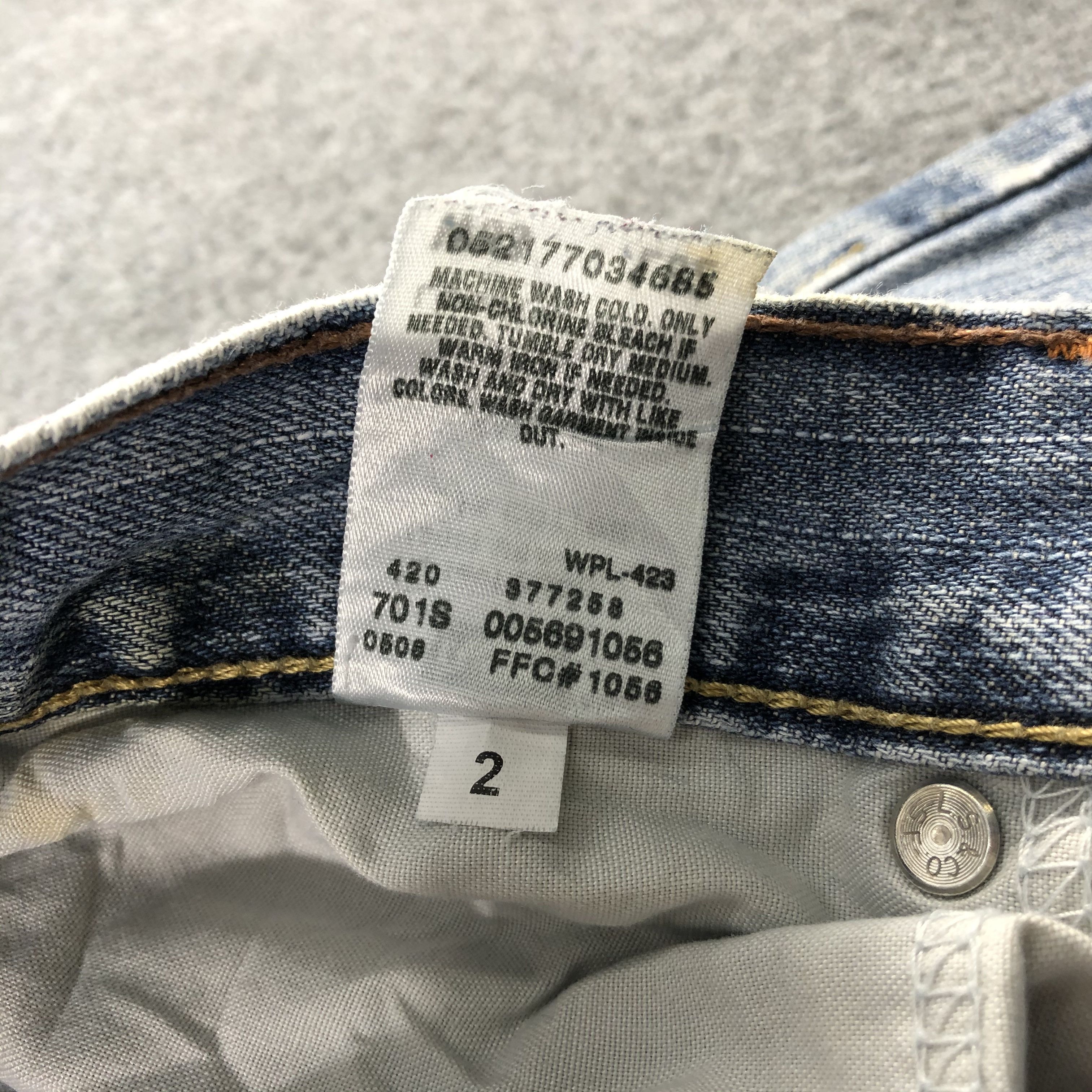 Levi's Vintage Levis Jeans Lot 569 Faded Blue Denim-J1103 Size US 34 / EU 50 - 11 Thumbnail