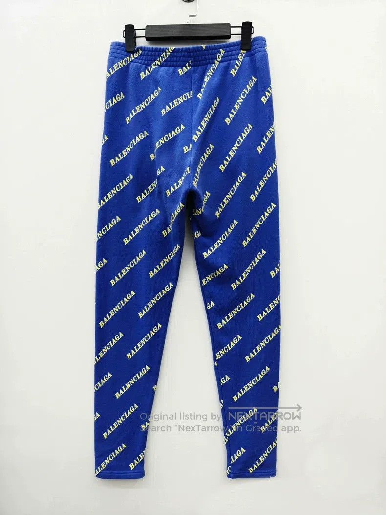 Balenciaga Balenciaga size M Blue Barrage Sweatpants Size US 27 - 2 Thumbnail