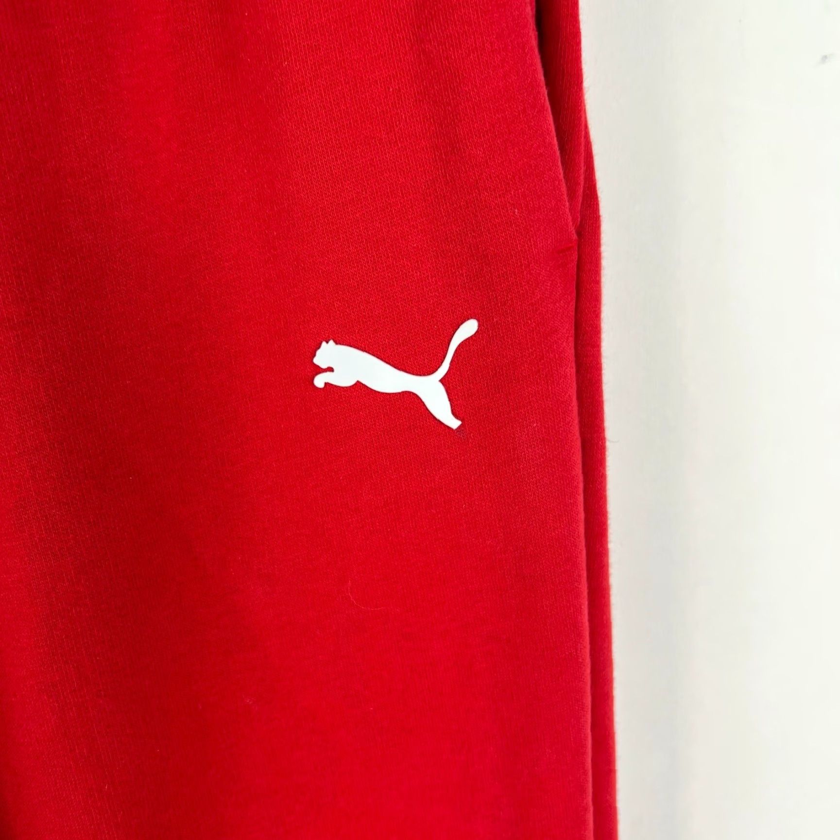 Puma VINTAGE Puma Ferrari Track Pants Mens Size S Athletic Red Pockets Cars 90s Retro Size US 29 - 2 Thumbnail