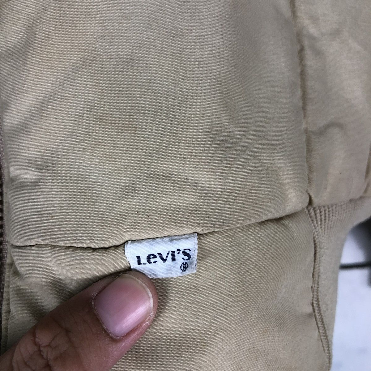 Levi's 🔥VINTAGE BIKER LEVI’S USA PUFFER DOWN JACKET MULTI COLOUR Size US M / EU 48-50 / 2 - 18 Thumbnail