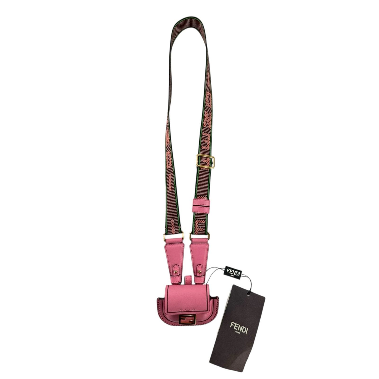 Fendi Fendi Pico Baguette Airpods Case Size ONE SIZE - 1 Thumbnail