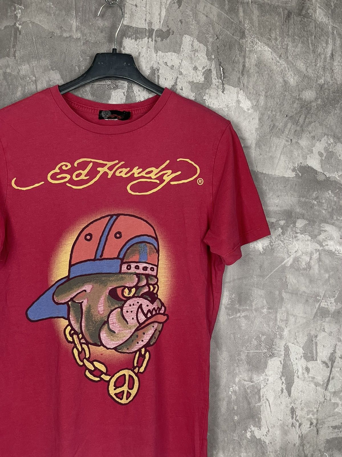 Christian Audigier × Ed Hardy Ed Hardy Christian Audigier big logo Dog t shirt tee Size M / US 6-8 / IT 42-44 - 4 Thumbnail
