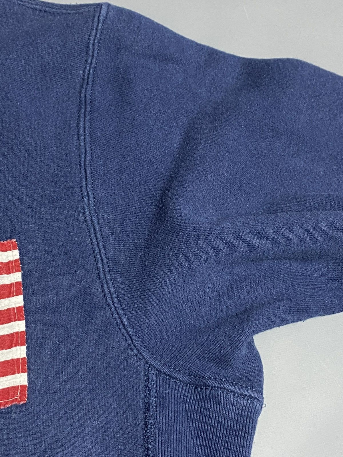 Lee 90s Lee Cross Grain M Sweatshirt Navy Blue American Flag USA Size US M / EU 48-50 / 2 - 7 Thumbnail