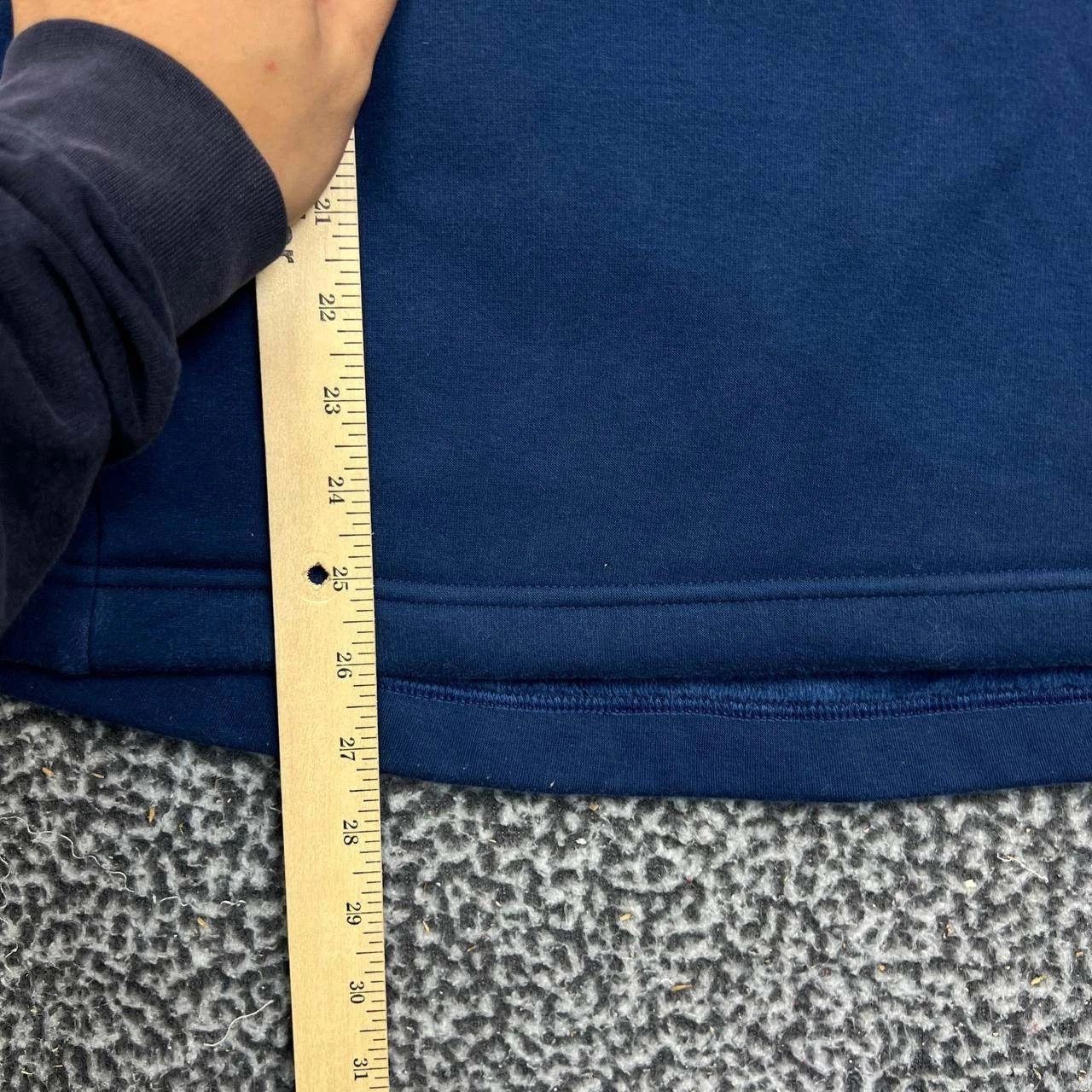 Athleta Athleta Hoodie Women Blue Fleece Pullover Quarter Zip M Size M / US 6-8 / IT 42-44 - 3 Thumbnail