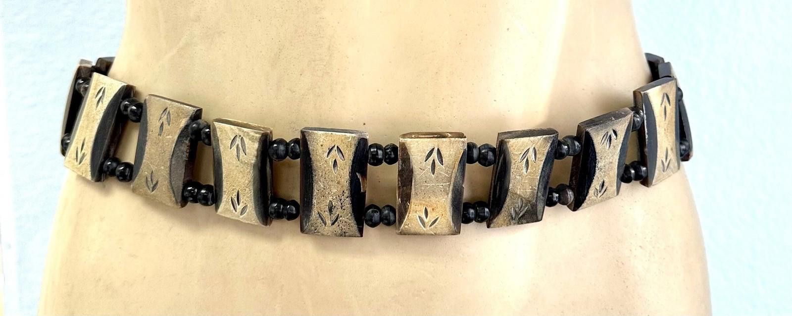 Designer Fashion Wood Belt Size ONE SIZE - 1 Thumbnail