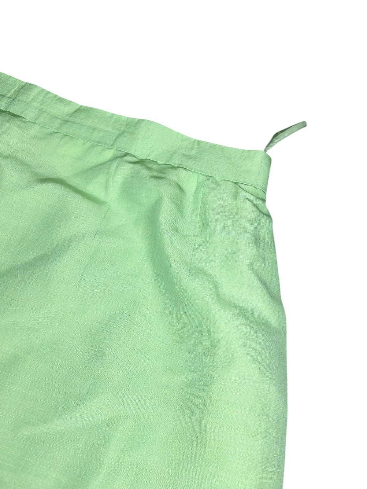 Hermes 90s Silk/Linen Skirt Size 34" / US 12 / IT 48 - 3 Thumbnail