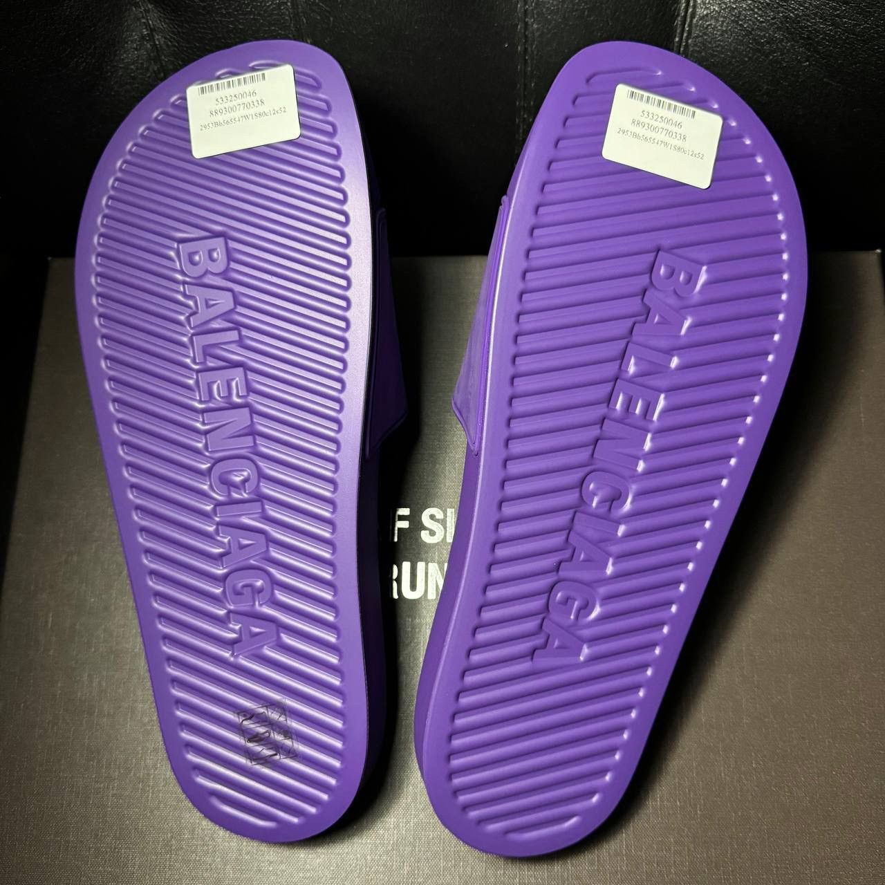 Balenciaga slippers Balenciaga pool slide purple Size US 11 / IT 41 - 10 Thumbnail