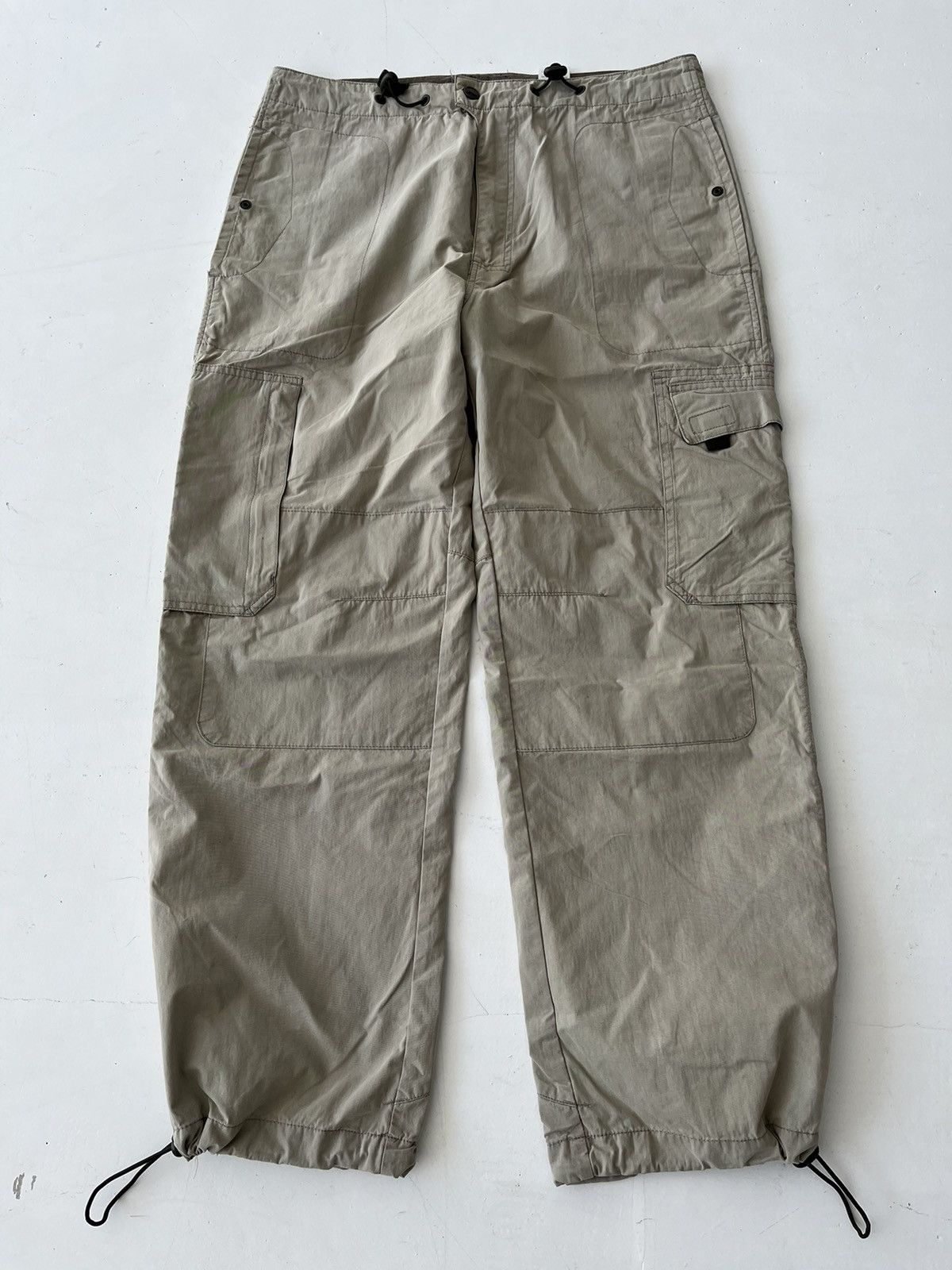 Japanese Brand Vintage next care Japanese symbols nylon parachute cargo 90s Size US 34 / EU 50 - 3 Thumbnail