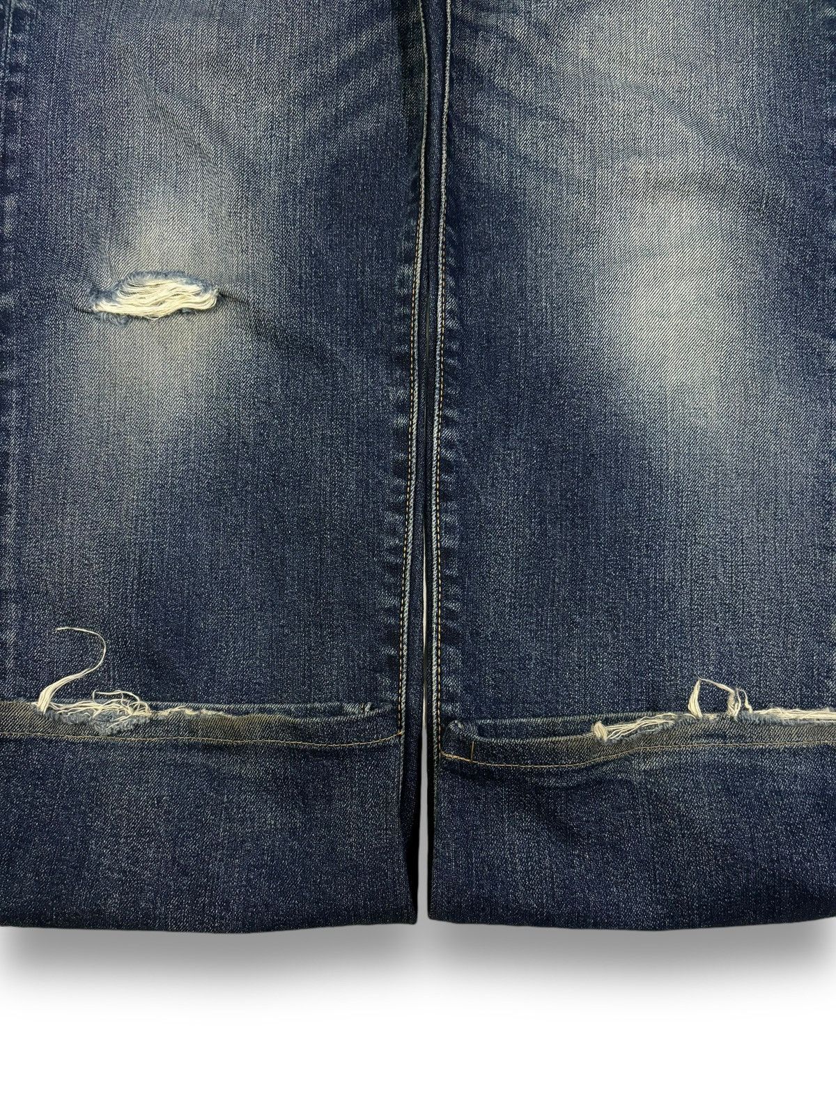 Levi's Vintage Clothing Vintage Y2K Levis Premium Big E Loose Fit Distressed Jeans Size US 34 / EU 50 - 9 Thumbnail