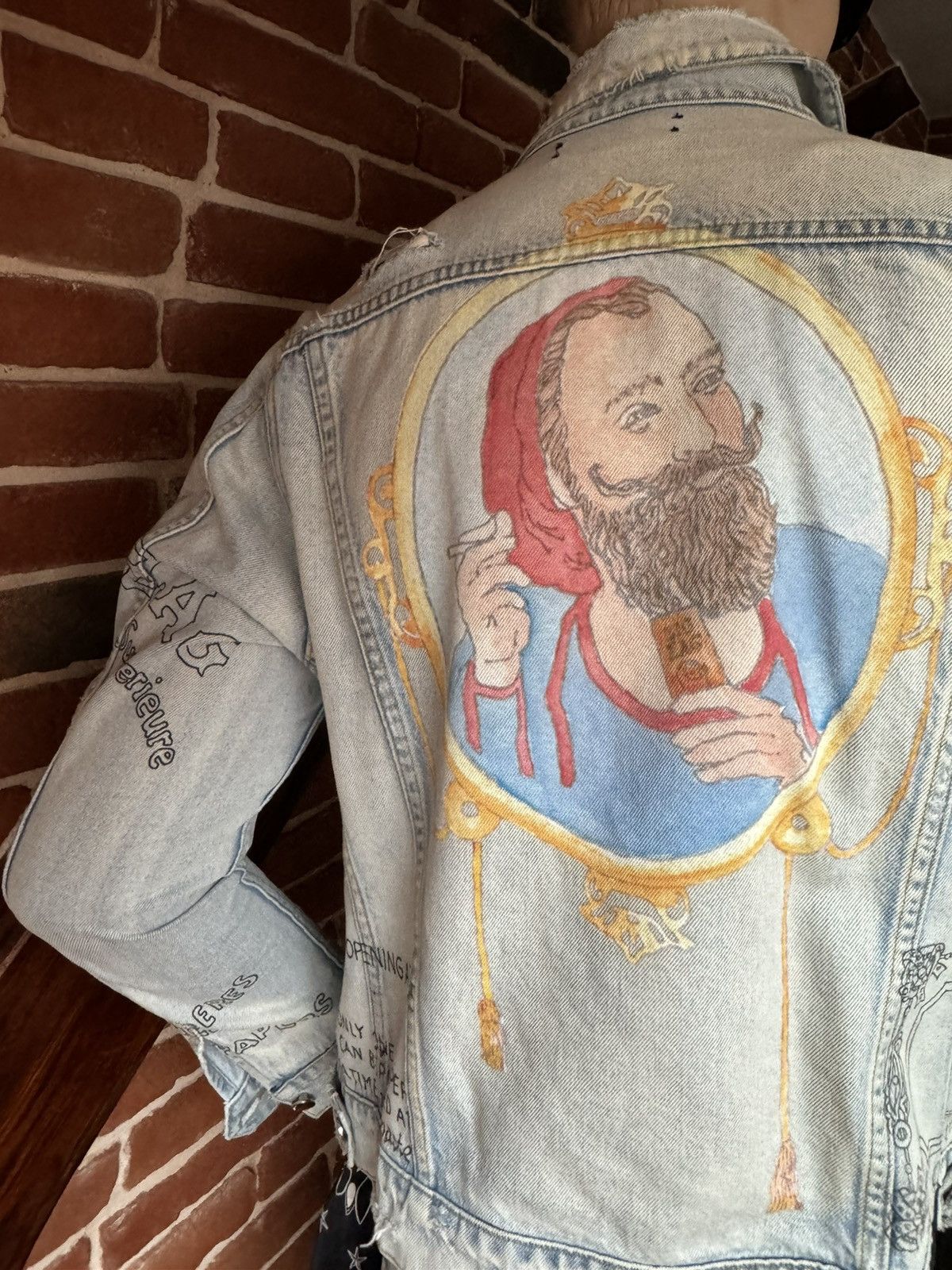 Amiri Amiri Zig Zag denim jacket Size US L / EU 52-54 / 3 - 7 Thumbnail
