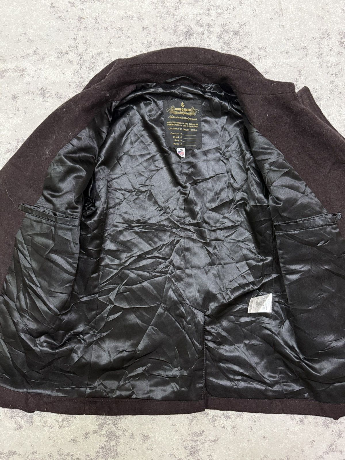 Vintage Vintage Uniformer Authentic Indvidual Garment Wool Peacoat Size US S / EU 44-46 / 1 - 8 Thumbnail