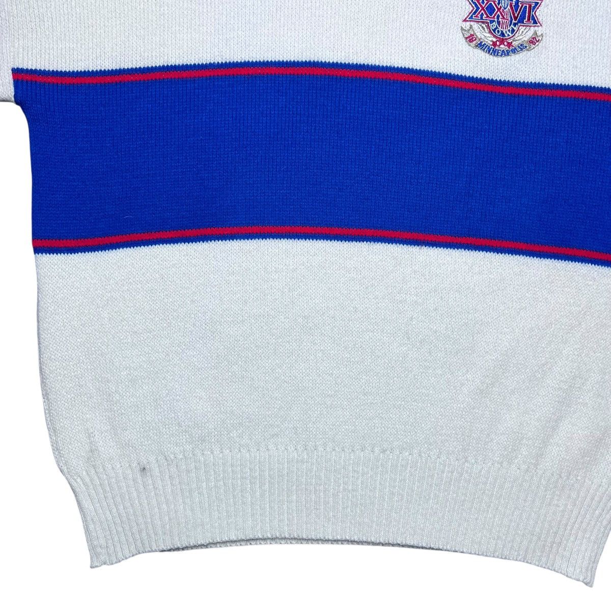 NFL Vtg 1992 NFL Minneapolis Super Bowl XXVI Cliff Engle Sweater Size US XL / EU 56 / 4 - 6 Thumbnail