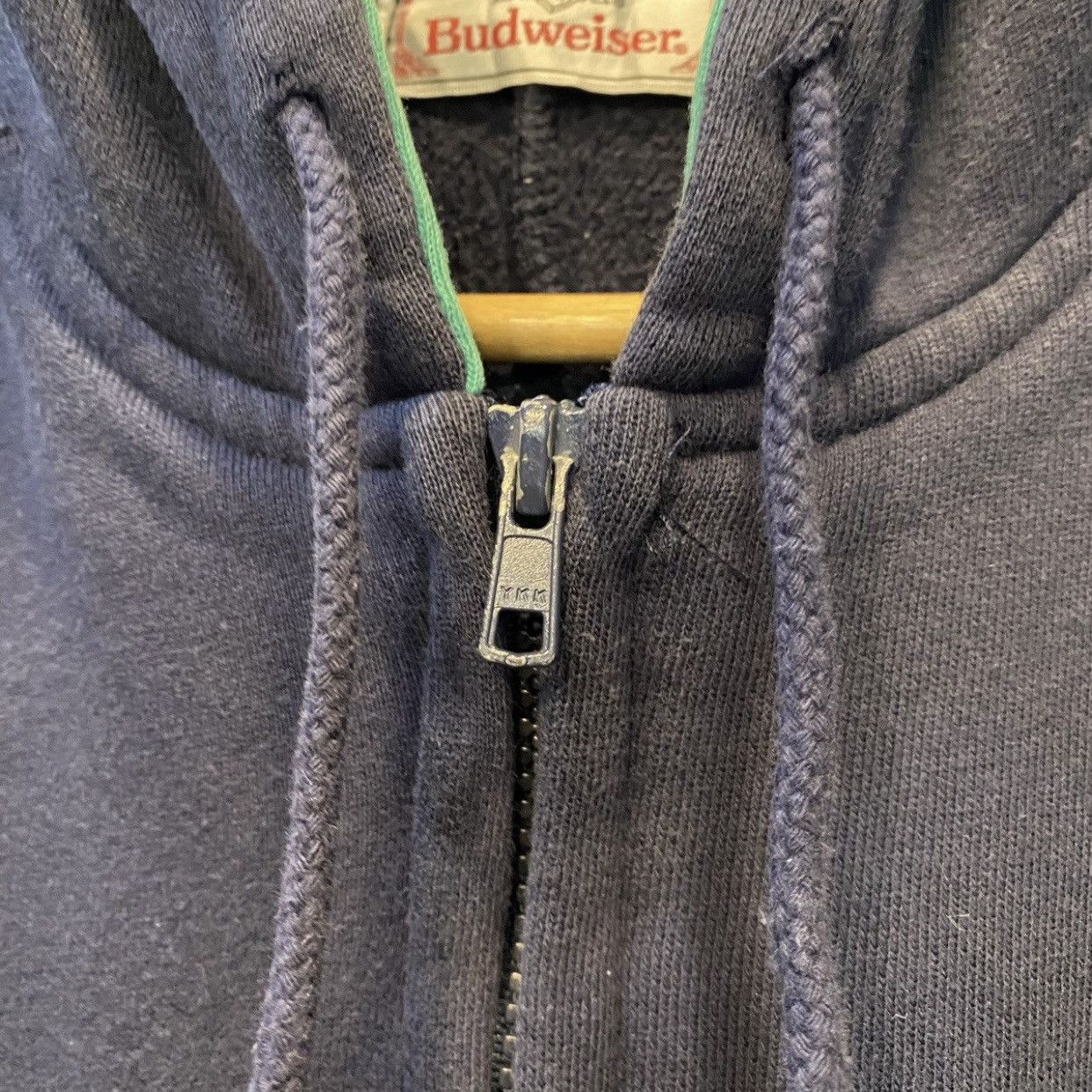 Budweiser VINTAGE 90s Budweiser Big Logo Spellout Hoodie Size US M / EU 48-50 / 2 - 5 Thumbnail
