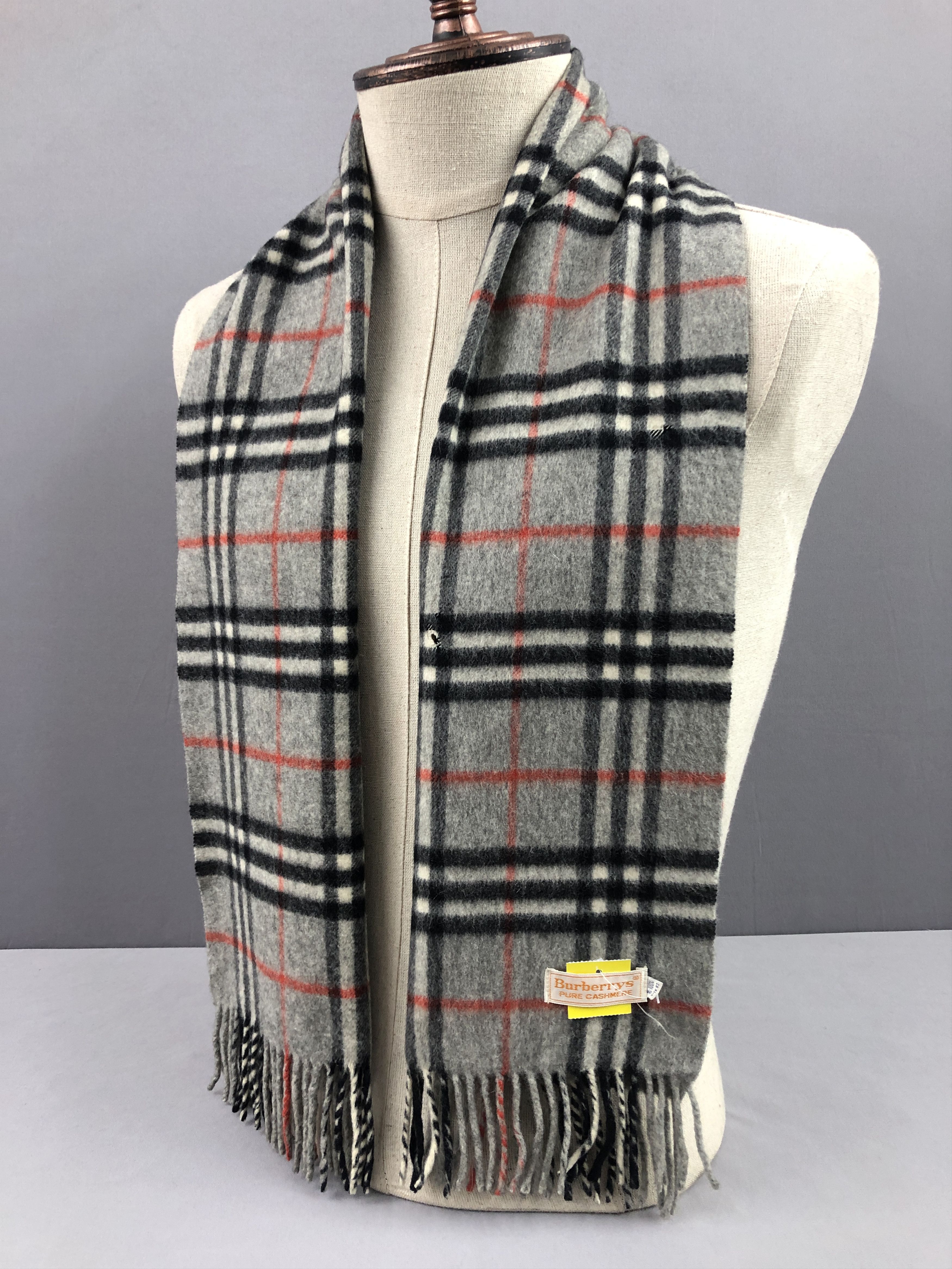 Burberry Vintage Burberry Cashmere Scarf / Muffler / Neckwear Size ONE SIZE - 2 Thumbnail