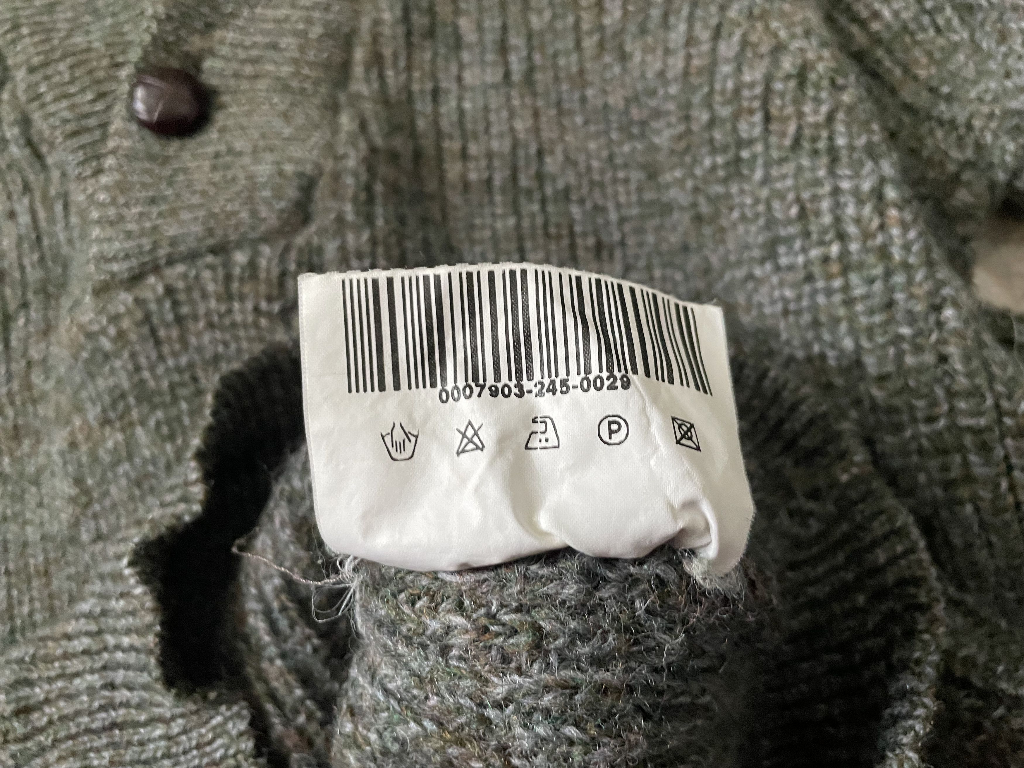 Barbour × Vintage Schott Wool Knitted Sweater Button Size US S / EU 44-46 / 1 - 10 Thumbnail