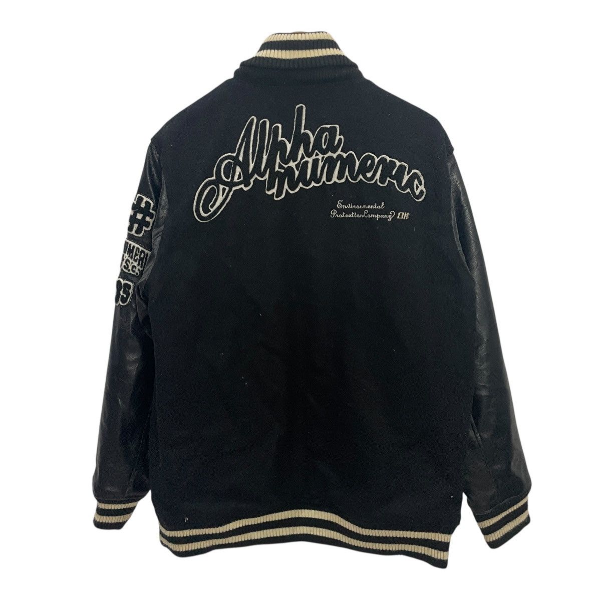 Alphanumeric Vintage Alphanumeric Spellout Big Logo Varsity Jacket Size US L / EU 52-54 / 3 - 7 Thumbnail