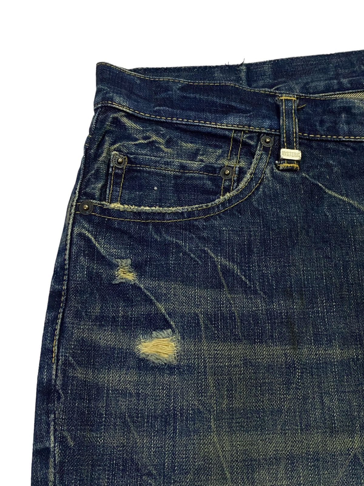 Hysteric Glamour Hysteric Glamour Flare Ripped Distressed Jeans Size US 35 - 15 Thumbnail