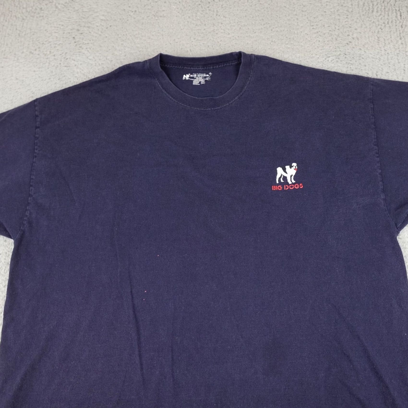 Big Dogs VINTAGE Big Dogs Shirt Mens 3X Blue Short Sleeve 2006 Can't Fix Stupid Graphic Size US XXL / EU 58 / 5 - 4 Thumbnail