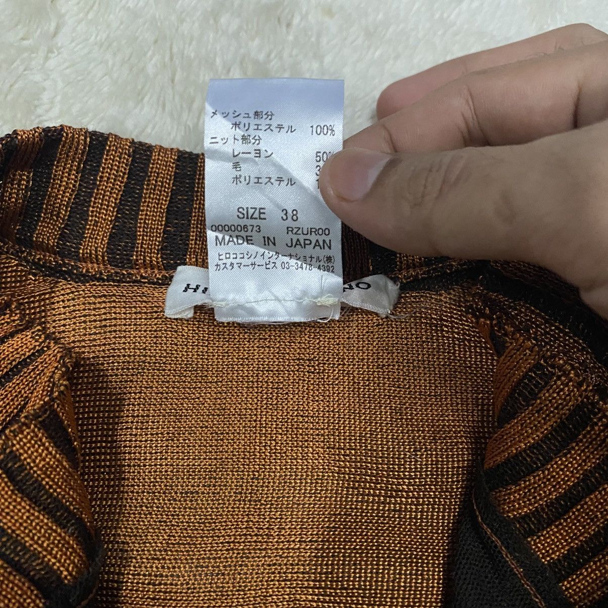 Hiroko Koshino Homme ‼️LAST DROP‼️Hiroko Koshino Cropped Panel Knit Jacket Size XS / US 0-2 / IT 36-38 - 14 Thumbnail
