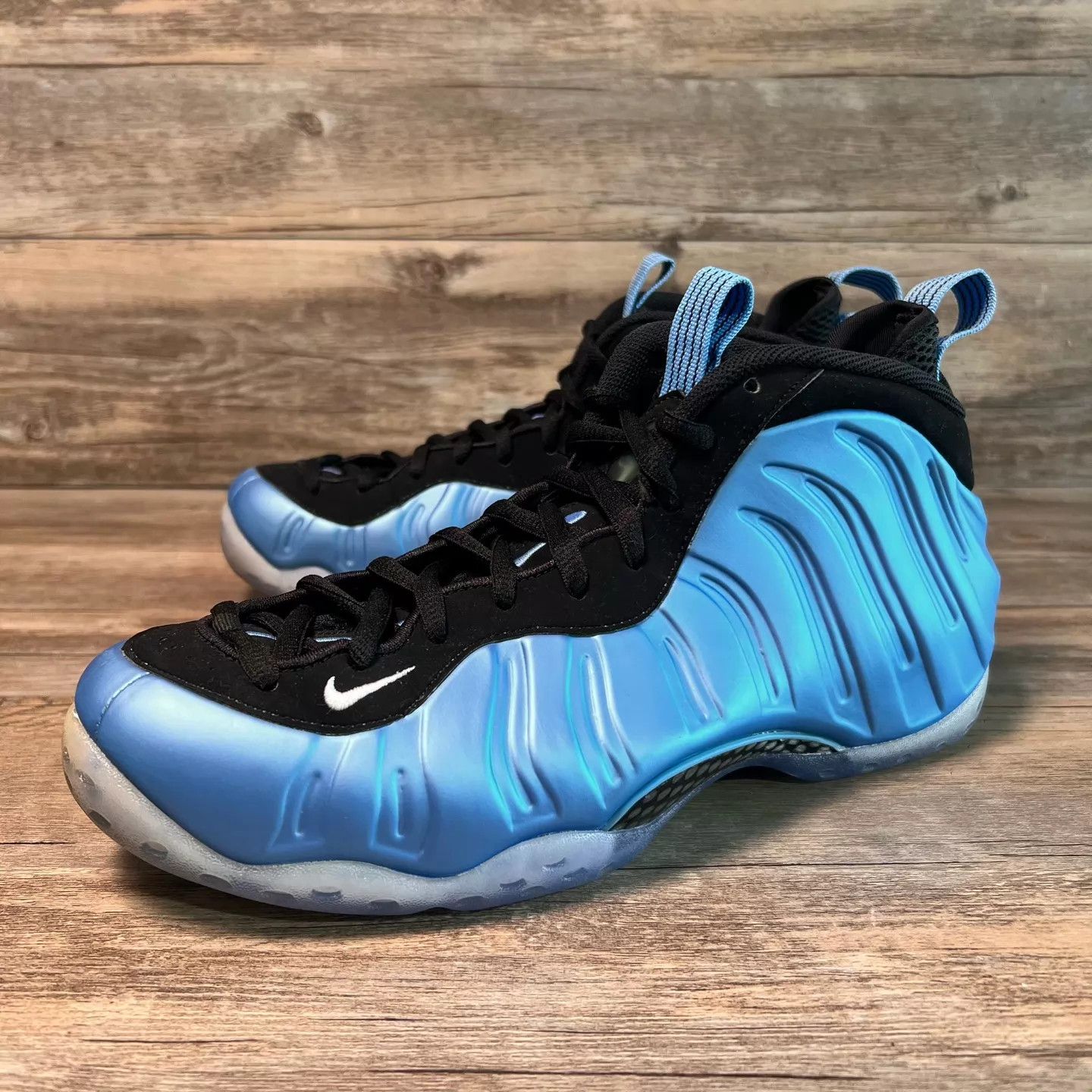 Nike Nike Air Foamposite One 314996-402 44 Blue Worn 1x Size US 10 / EU 43 - 1 Thumbnail