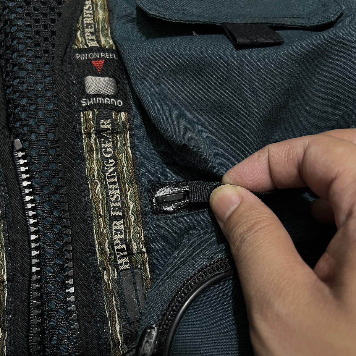 Japanese Brand × Vintage Vintage shimano fishing gear nexus vest Size US M / EU 48-50 / 2 - 8 Thumbnail