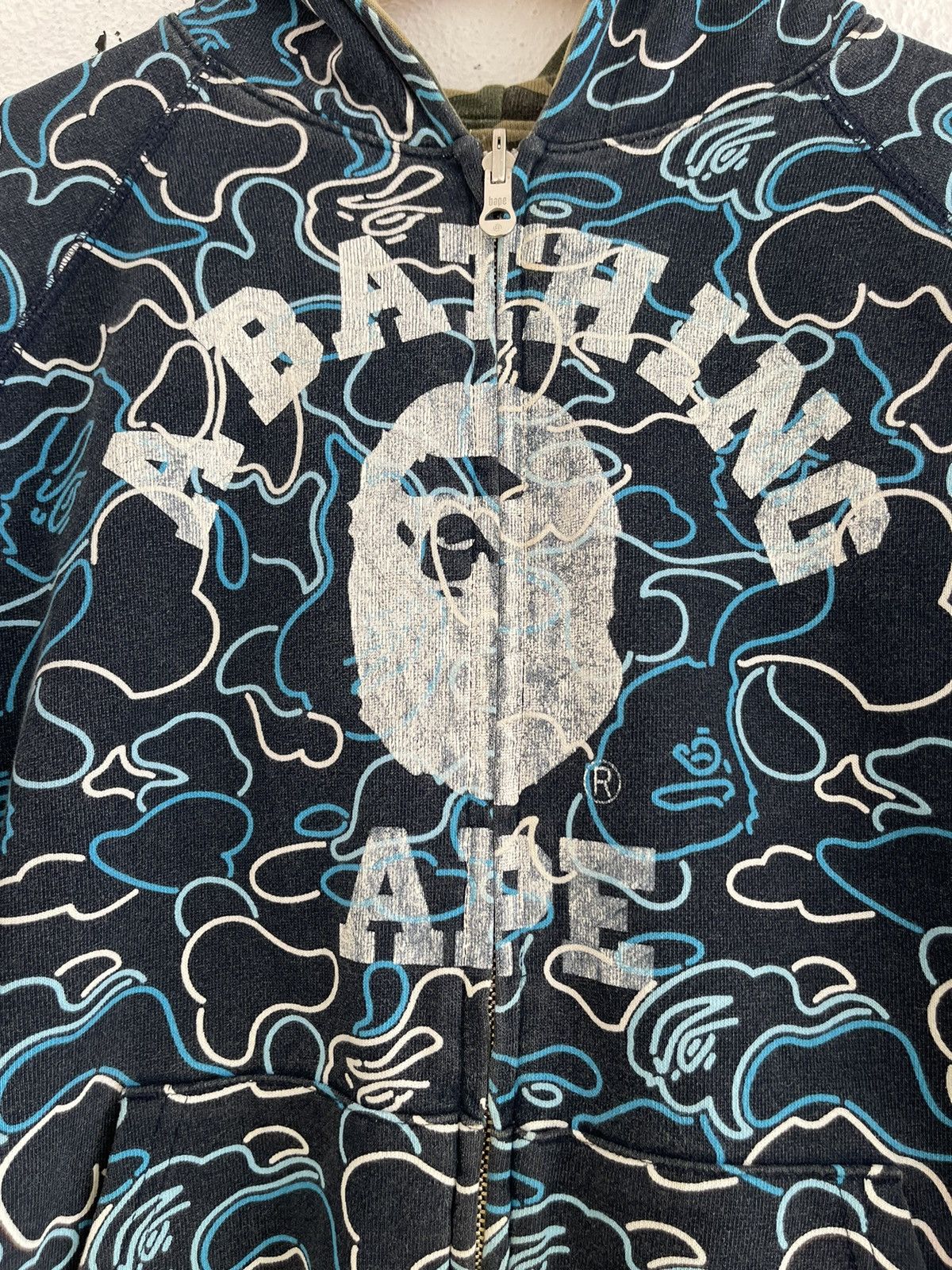 Bape Apee Neon Camo Reversible Hoodie Size S / US 4 / IT 40 - 7 Thumbnail