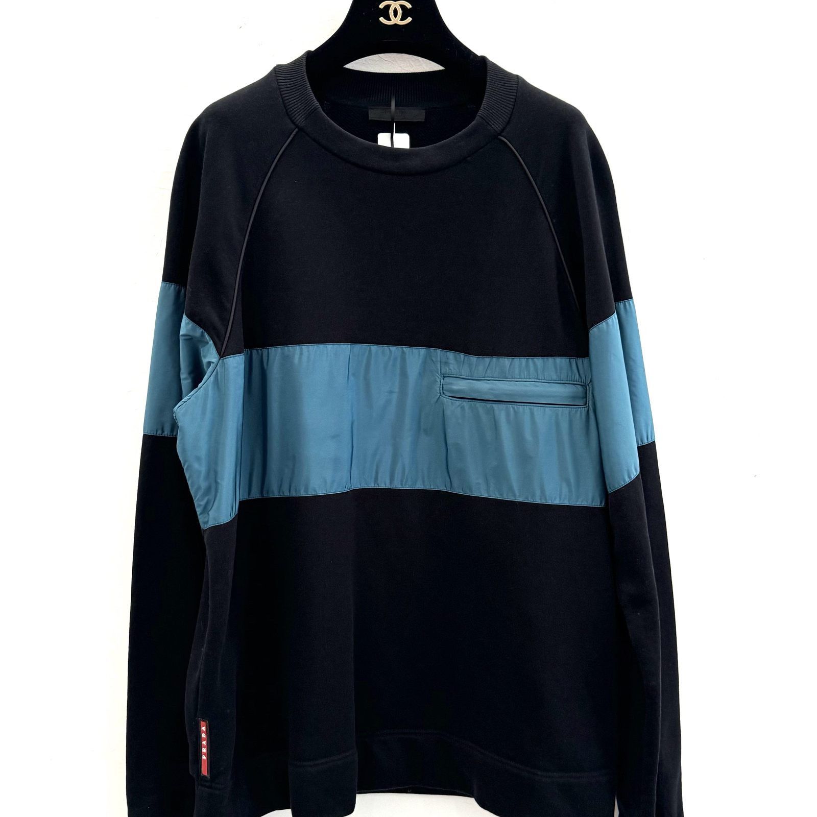 Prada Prada Logo Tab Sweatshirt Size L Size US L / EU 52-54 / 3 - 1 Thumbnail