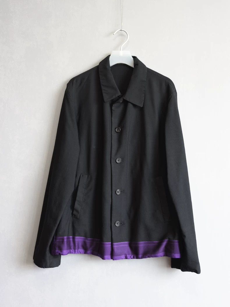 Yohji Yamamoto 02 SS Silk Stripe Jacket