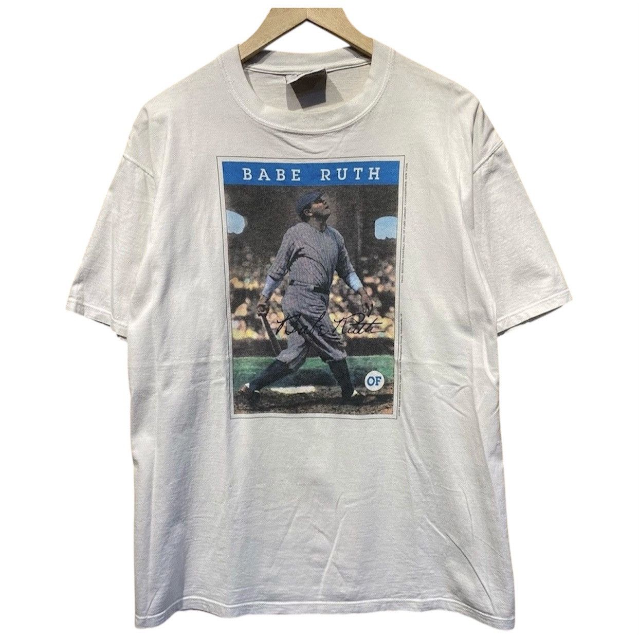 MLB Vintage 92s Babe Ruth Baseball Classic Card New York Yankees Size US L / EU 52-54 / 3 - 1 Thumbnail