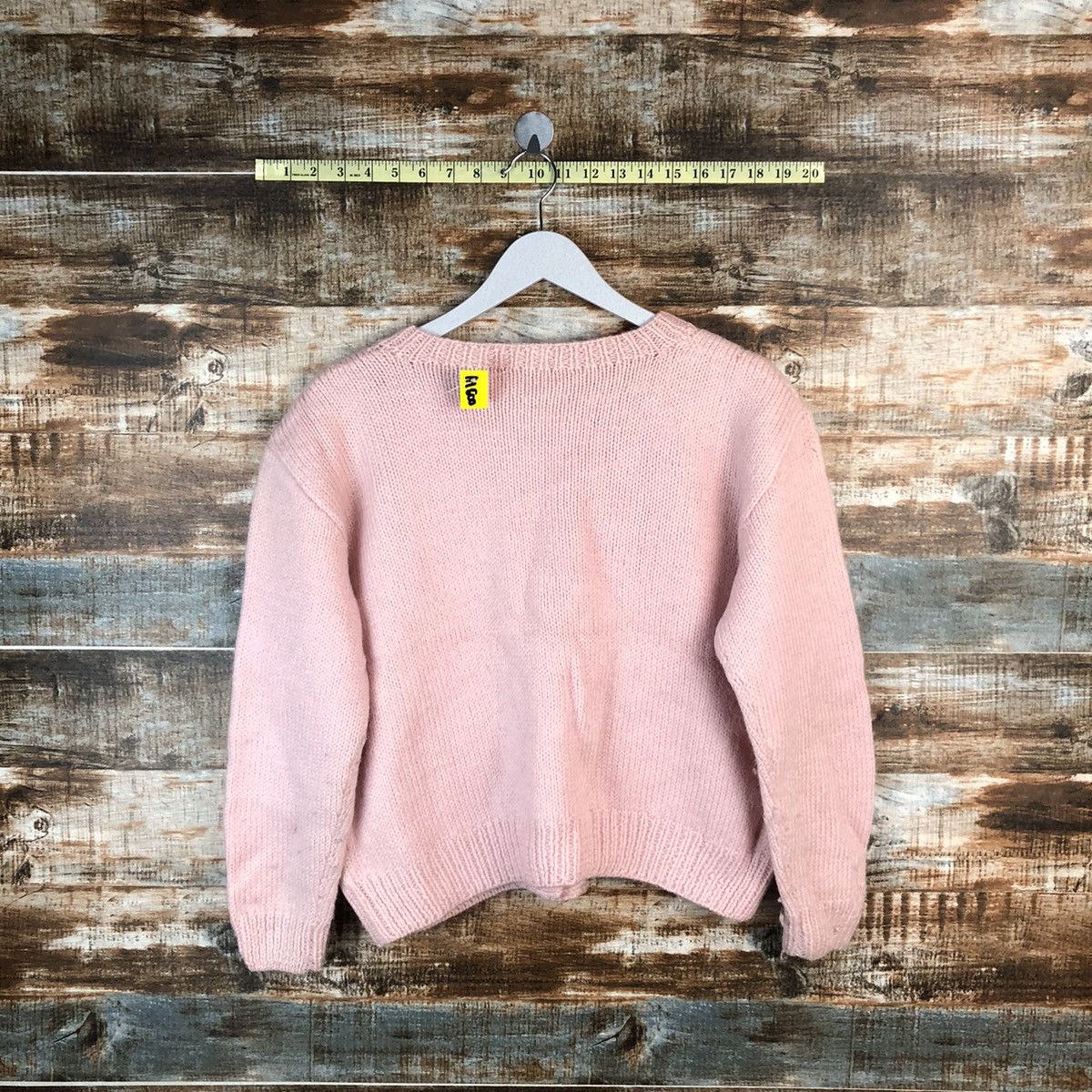 Homespun Knitwear × Japanese Brand Japan vintage Pink Patterned Cardigans #A1500 Size S / US 4 / IT 40 - 10 Thumbnail