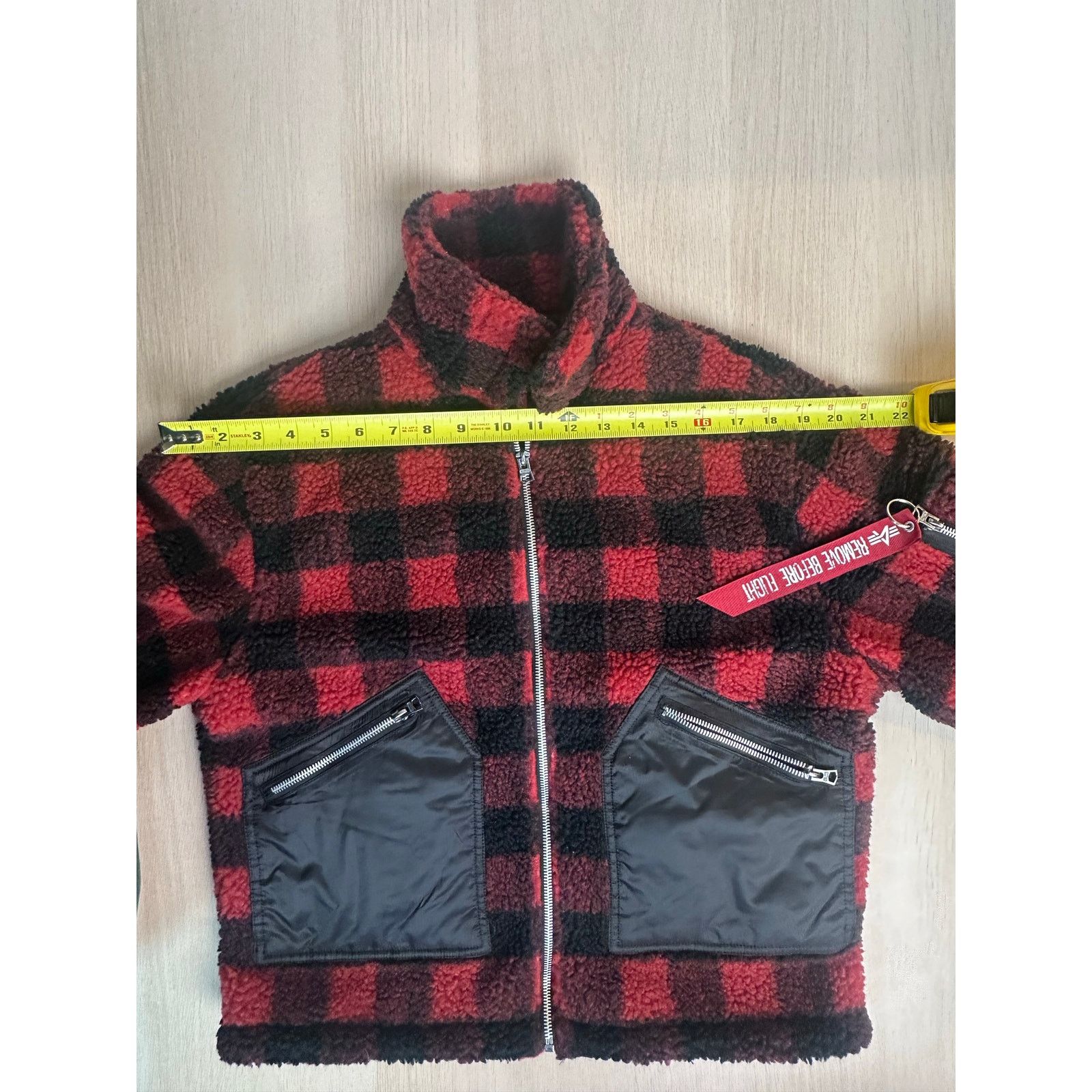 Alpha Industries Alpha Industries L-2B Sherpa Jacket Red Plaid - Size S-Mint Size US S / EU 44-46 / 1 - 5 Thumbnail