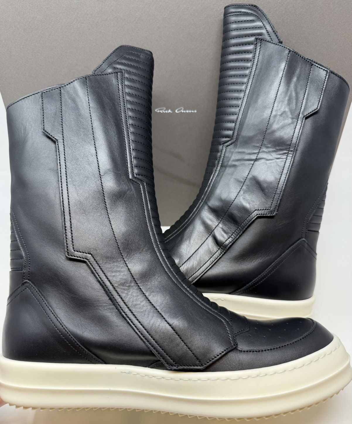 Rick Owens Rick Owens Biker Moto Sneaker Black Size US 9 / EU 42 - 5 Thumbnail