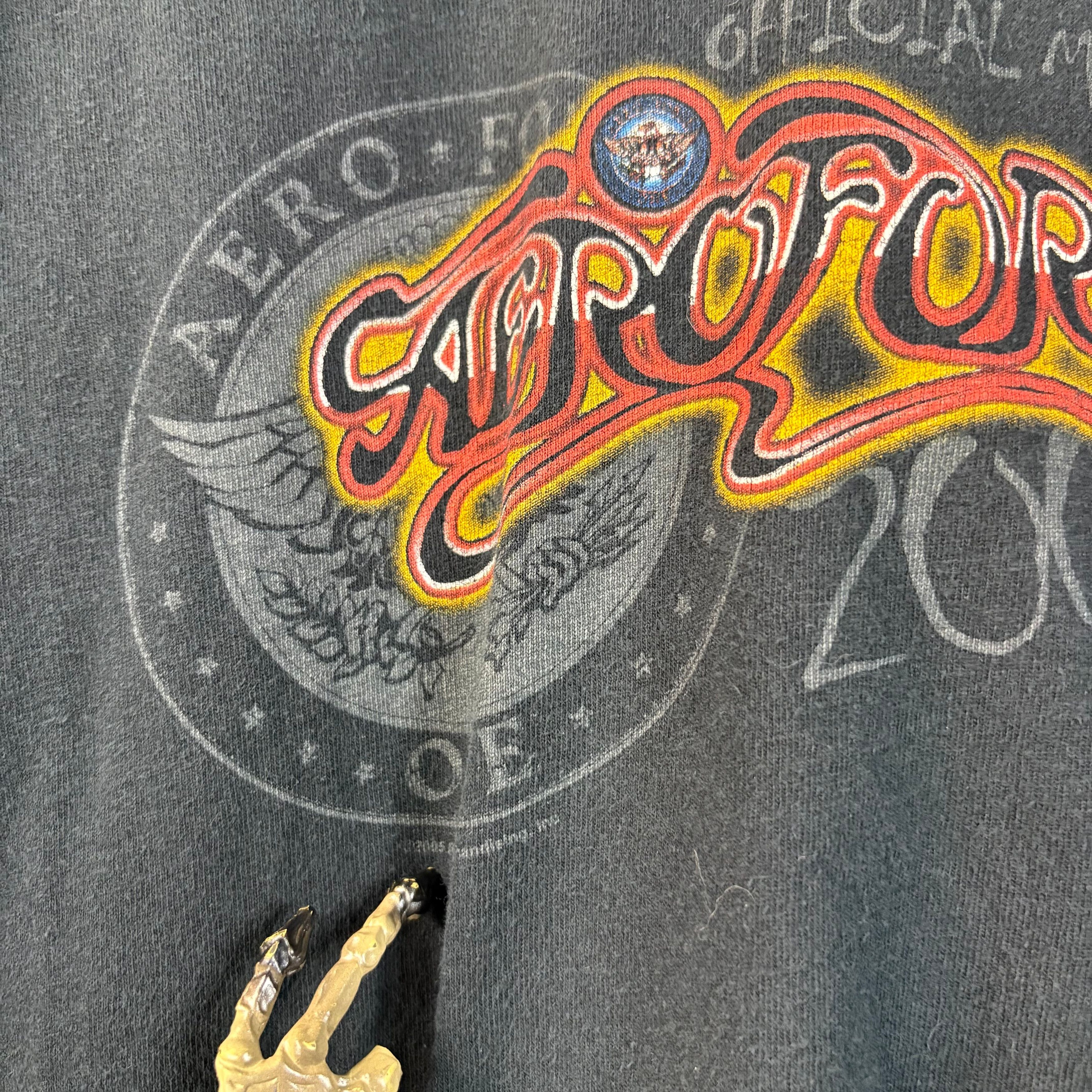Band Tees Vintage Aerosmith "Aero Force One" Official Member Tee Size US XL / EU 56 / 4 - 2 Thumbnail