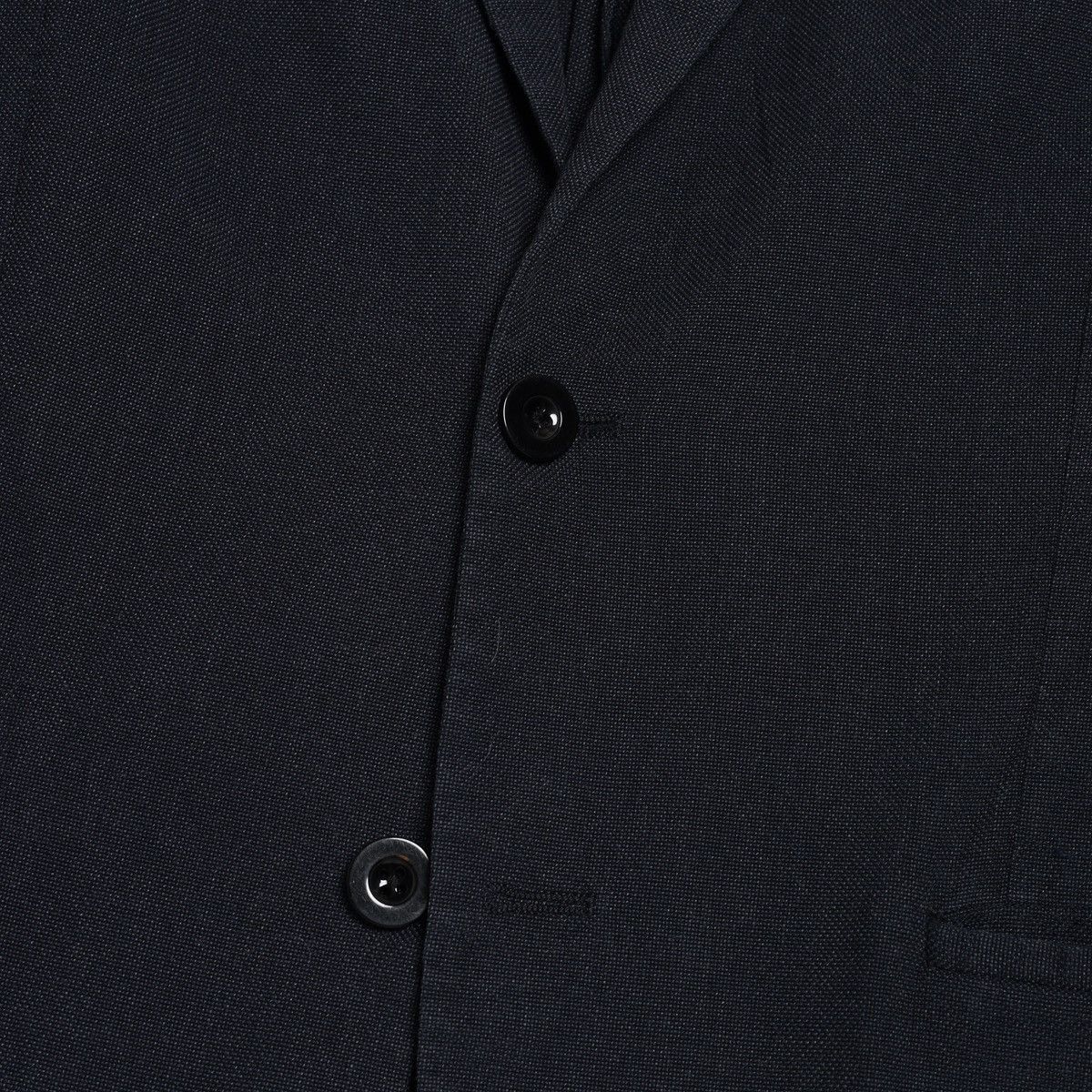 Maison Margiela Maison Martin Margiela Navy Cotton Silk Blazer Jacket Size 40R - 3 Thumbnail