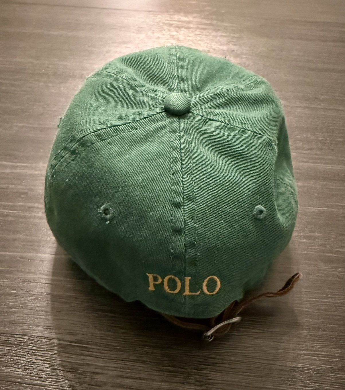 Polo Ralph Lauren Polo Ralph Lauren Green Strapback Hat Size ONE SIZE - 8 Thumbnail