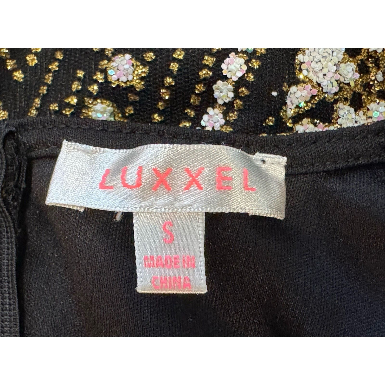 Other LUXXEL Saved By The Dress Embellished Sparkly Glittery Mini Size S / US 4 / IT 40 - 10 Thumbnail