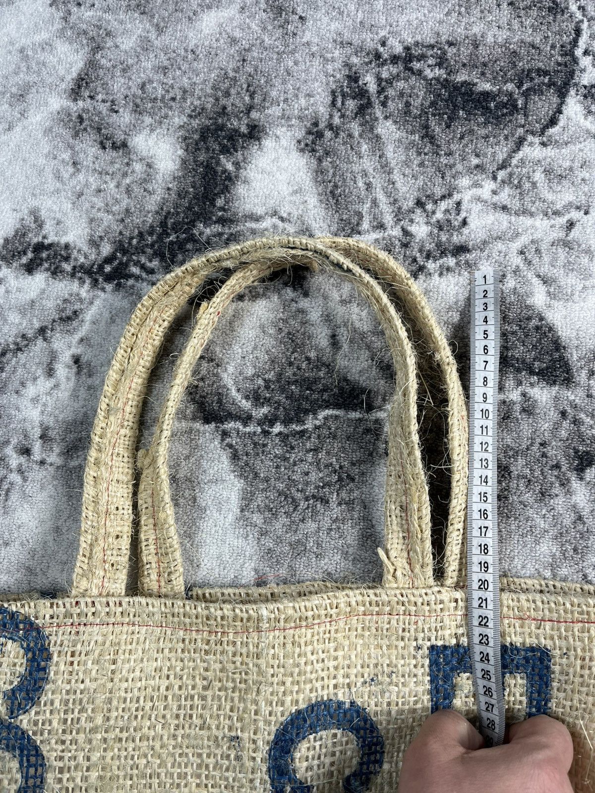 Other Recycled Coffee Sack Tote Bag Burlap Market Shopper Size ONE SIZE - 19 Thumbnail