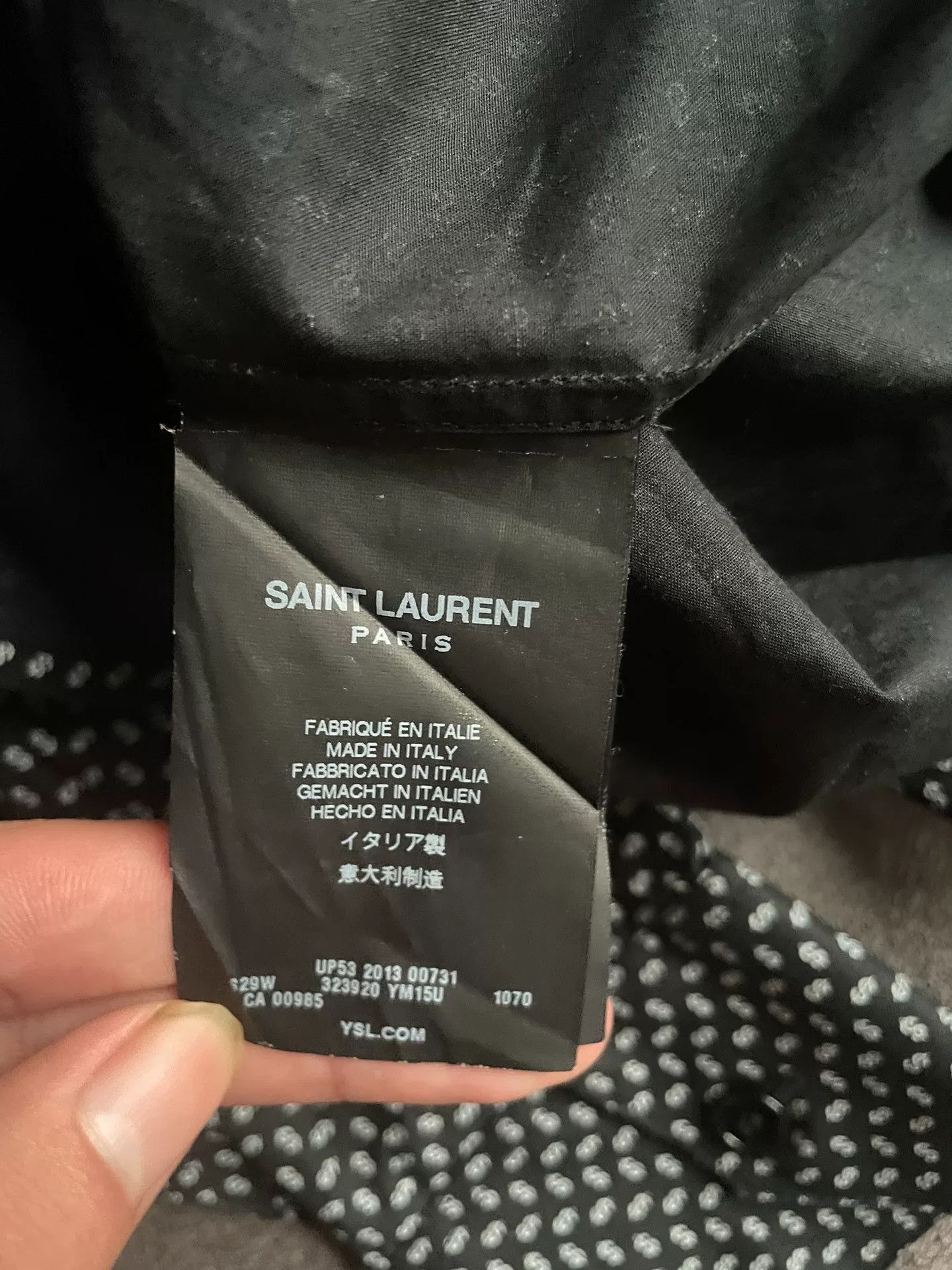 Saint Laurent Paris saint laurent rare long sleeve shirt. Size US S / EU 44-46 / 1 - 5 Thumbnail