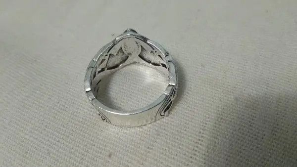 Japanese Brand Creative Angel Wing Vintage Red Men's Ring Size ONE SIZE - 3 Thumbnail