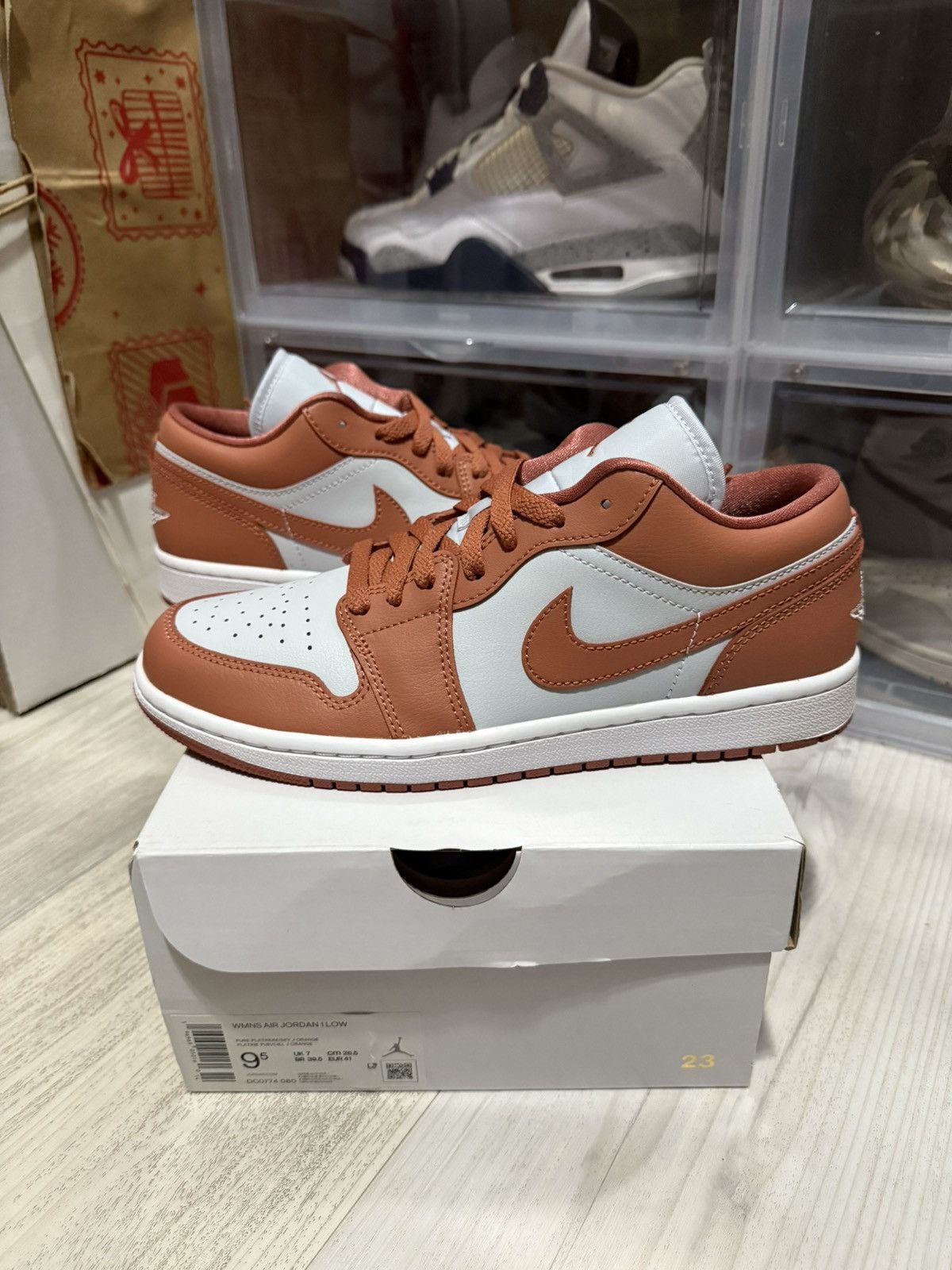 Jordan Brand Women’s Air Jordan 1 Low Sky J Orange Size US 9.5 / IT 39.5 - 1 Thumbnail