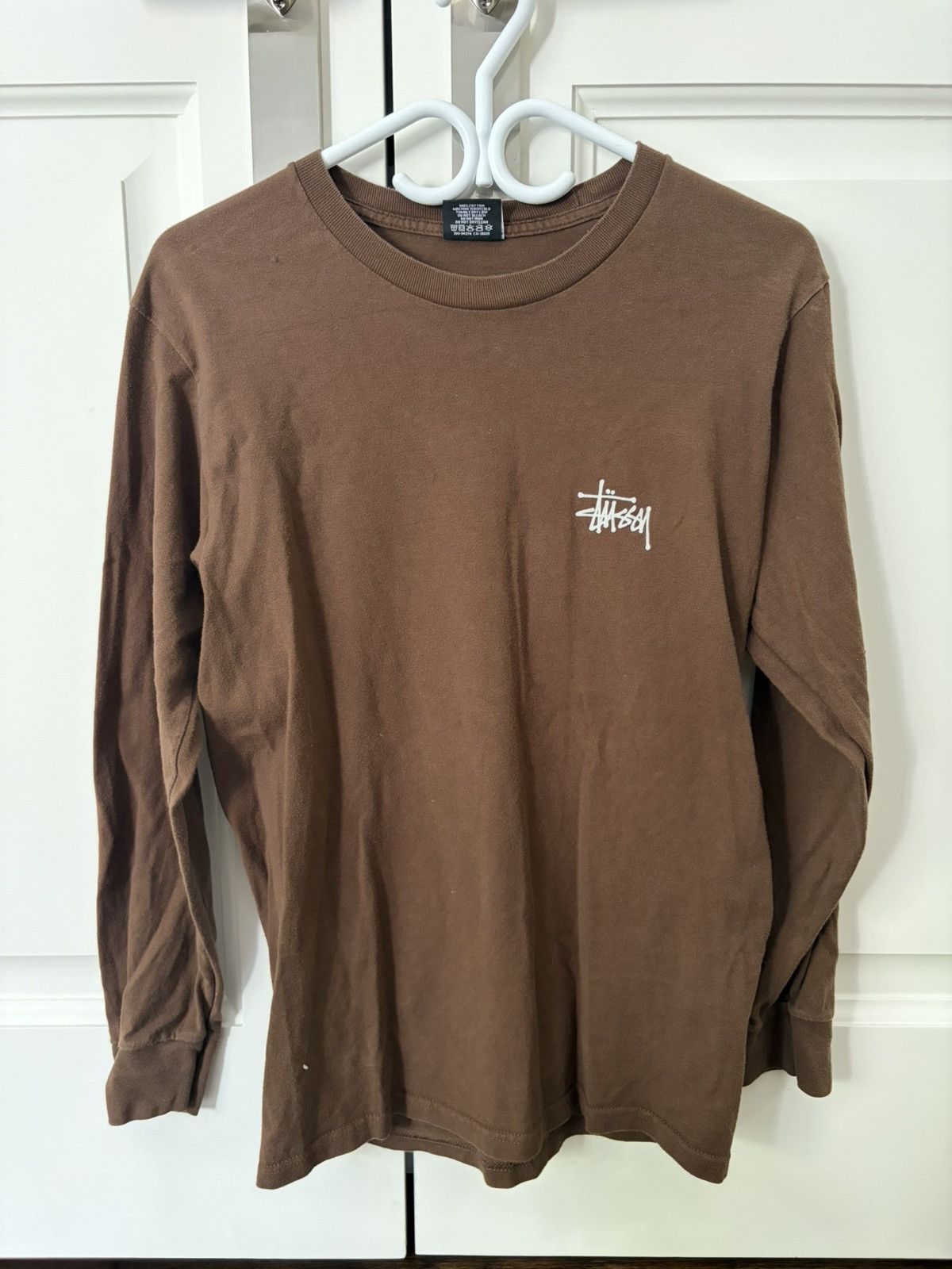 Stussy Stussy Brown Long Sleeve Size US S / EU 44-46 / 1 - 1 Thumbnail