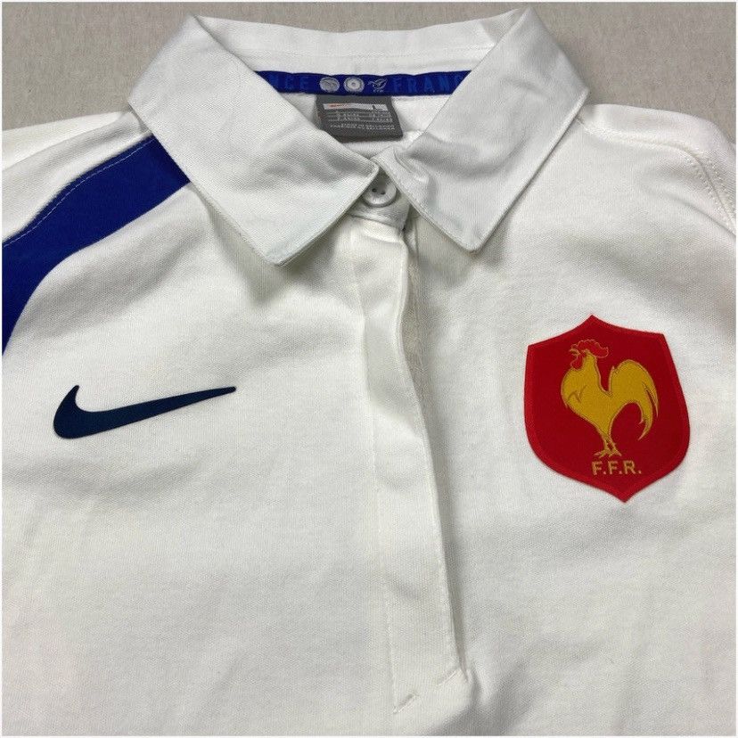 Nike Nike x France Rugby Polo Shirt Size L / US 10 / IT 46 - 3 Thumbnail