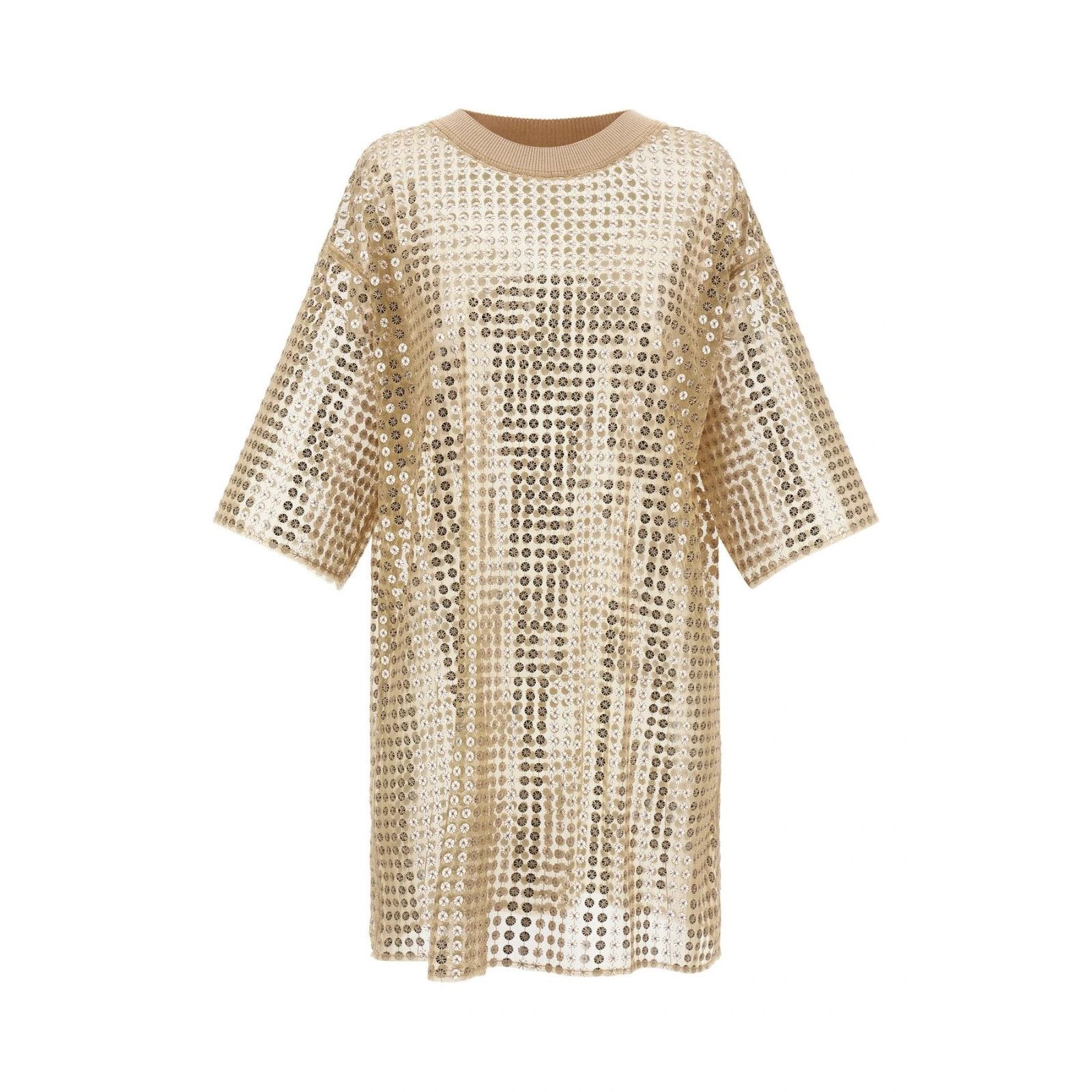FABIANA FILIPPI Sequin Beige Dress New & Authentic (Women's