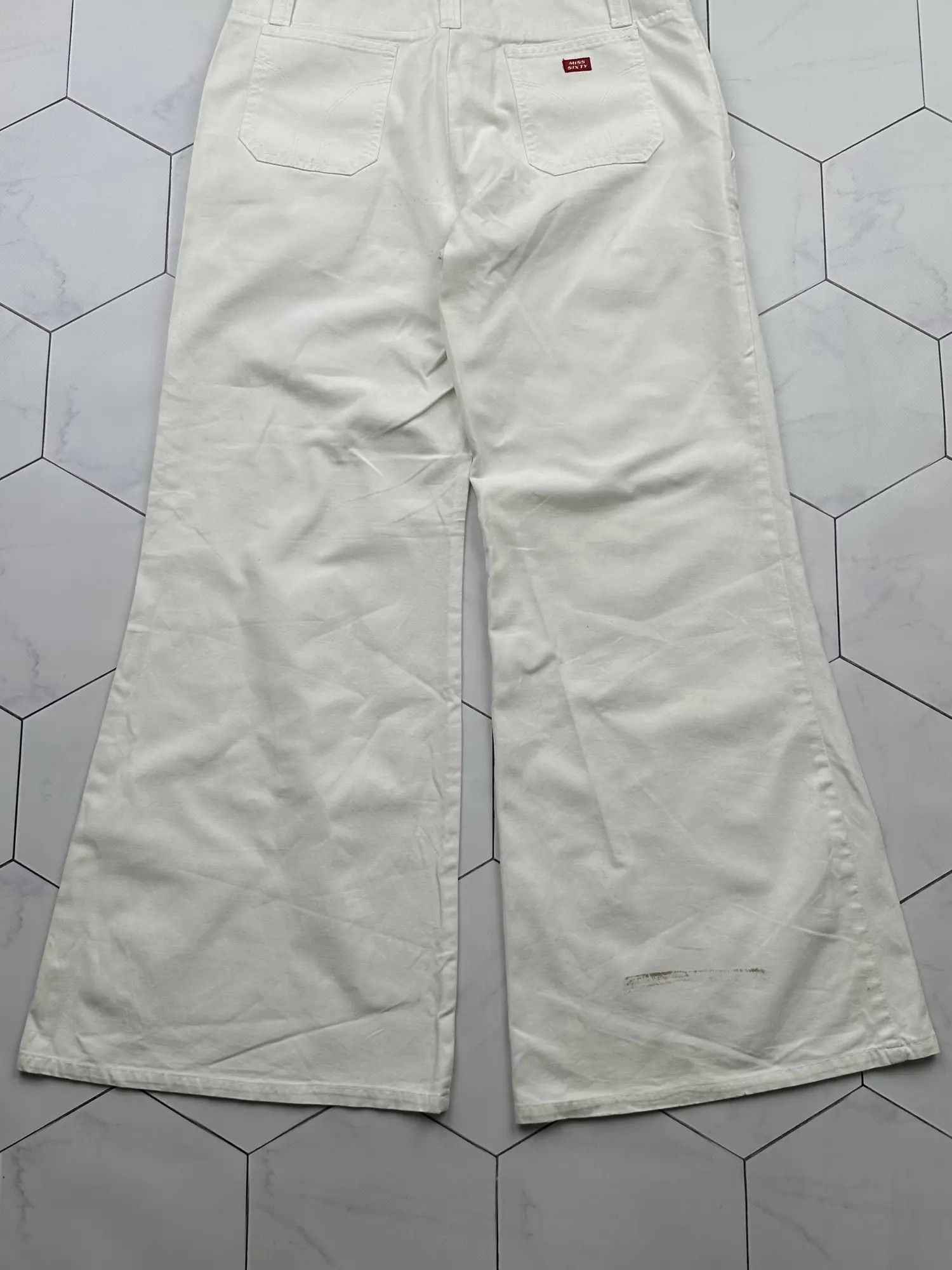 Miss Sixty Miss Sixty Wide Super Flare Pants (B341) Size 30" / US 8 / IT 44 - 10 Thumbnail