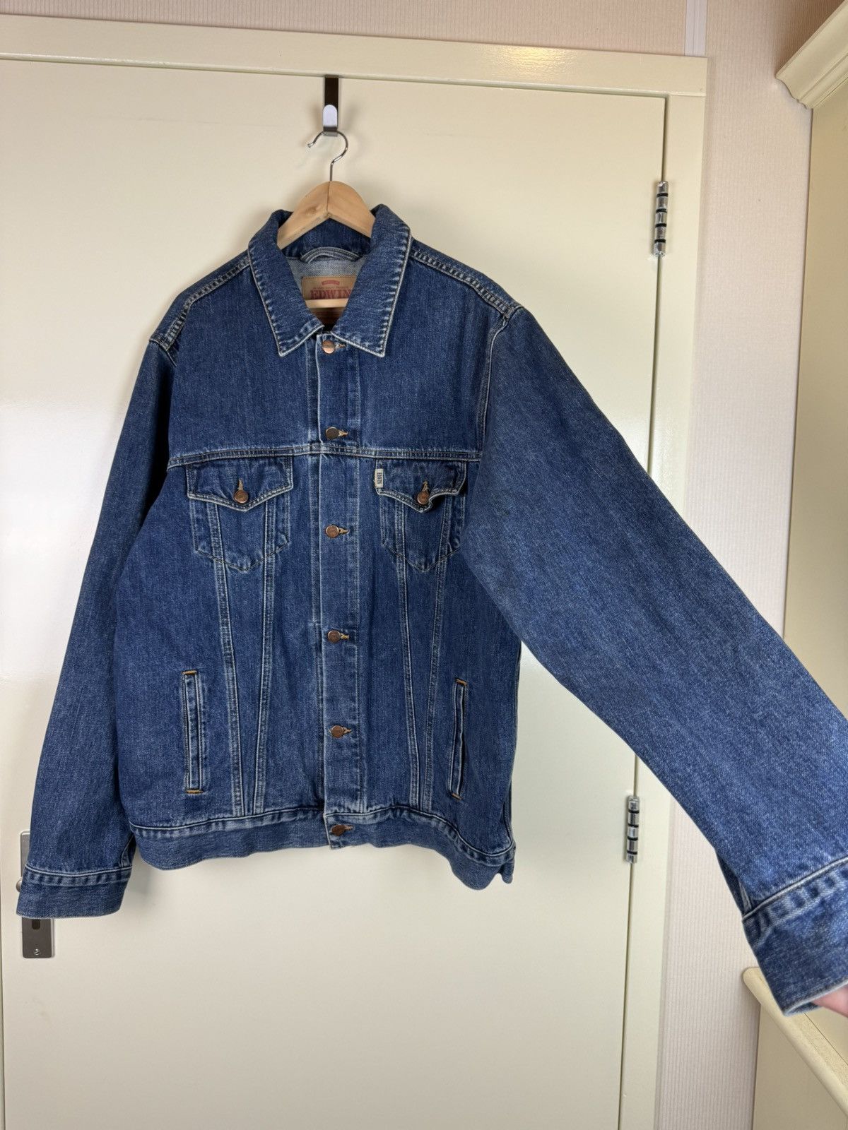 Edwin Edwin Japanese Selvedge Denim Vintage Jacket Filson Coat XXL Size US XXL / EU 58 / 5 - 5 Thumbnail